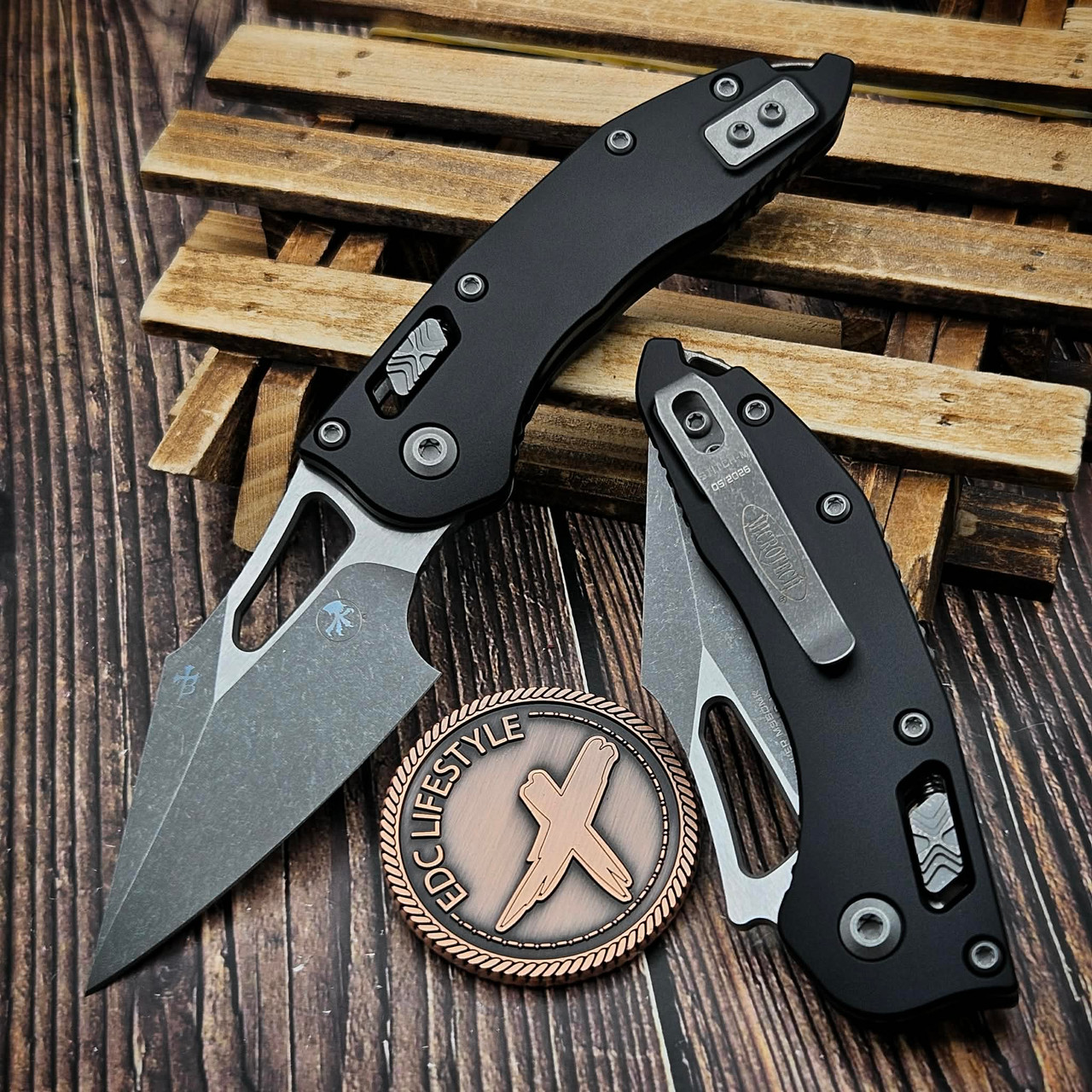 Microtech M-Stitch Ram-Lok Manual Black Apocalyptic 3.0