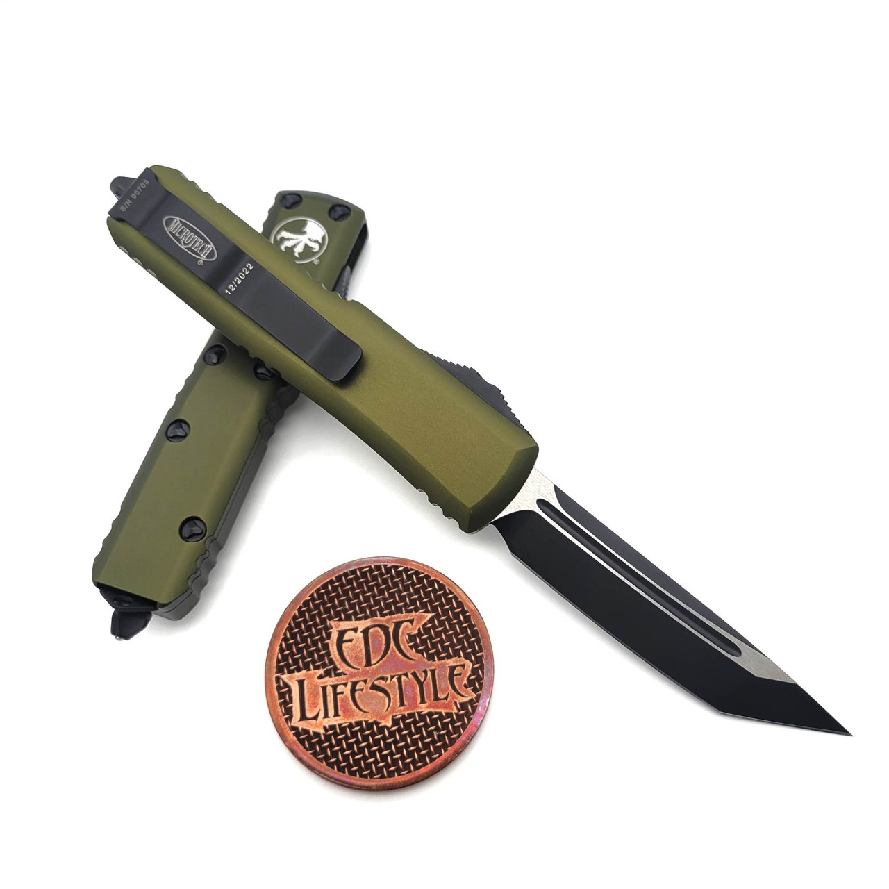 Microtech UTX-85 233-1OD OD Green Tanto Edge