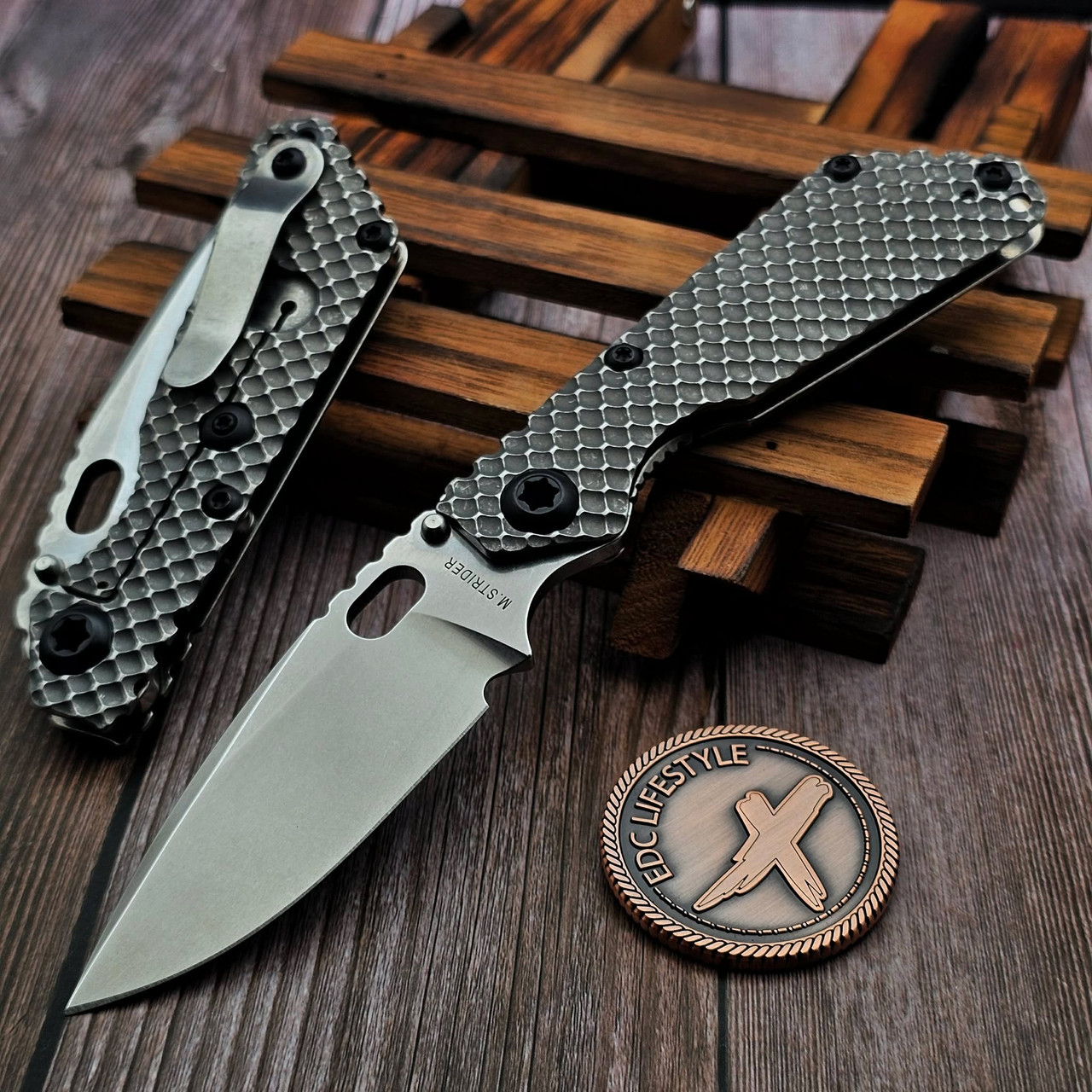 Strider SNG Titanium DGG Double Gunner Grip 3.5