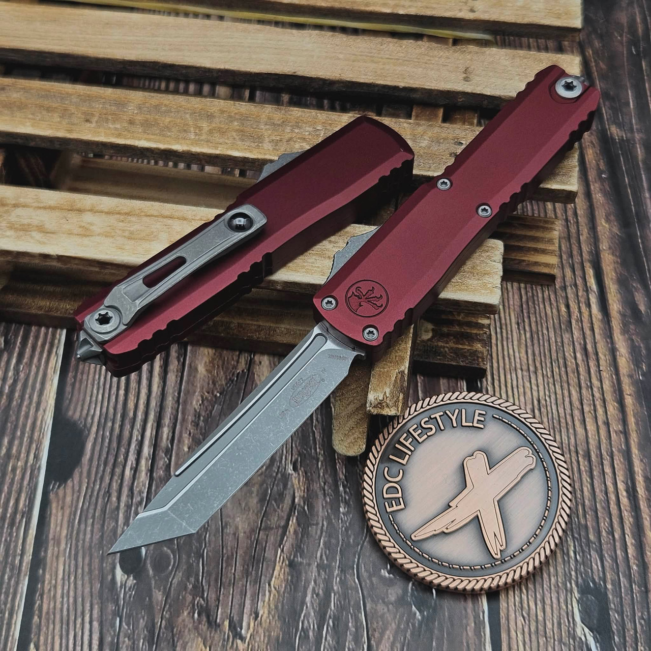 Microtech UTX-70 Gen IV Merlot 2.5