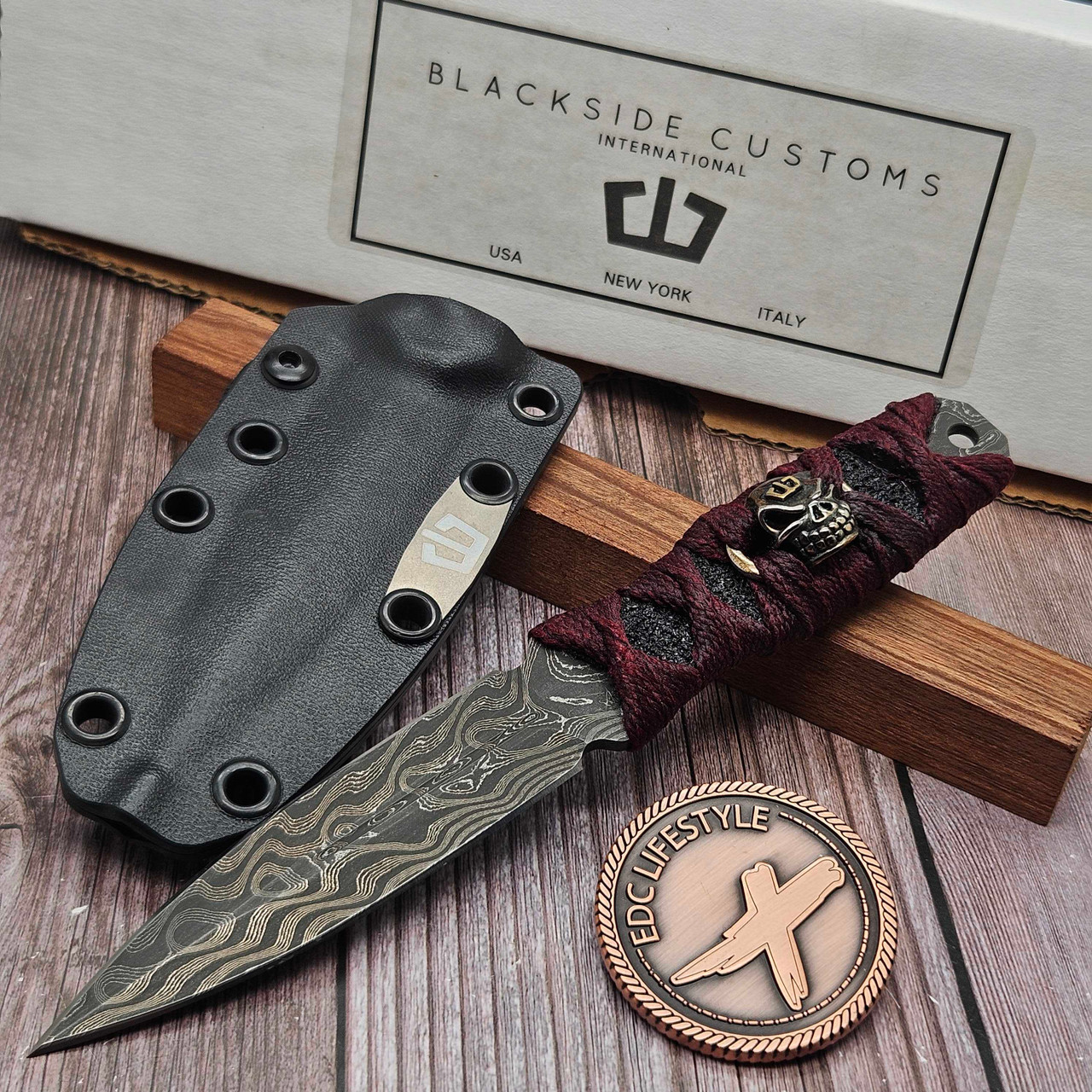 Blackside Customs Phase Seven P7 D/E Chad Nichols Damascus