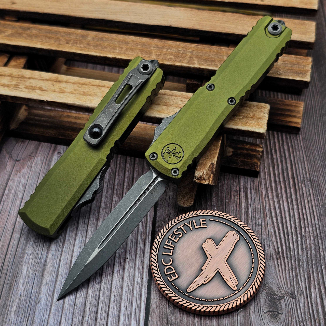 Microtech UTX-70 OD Green 2.5