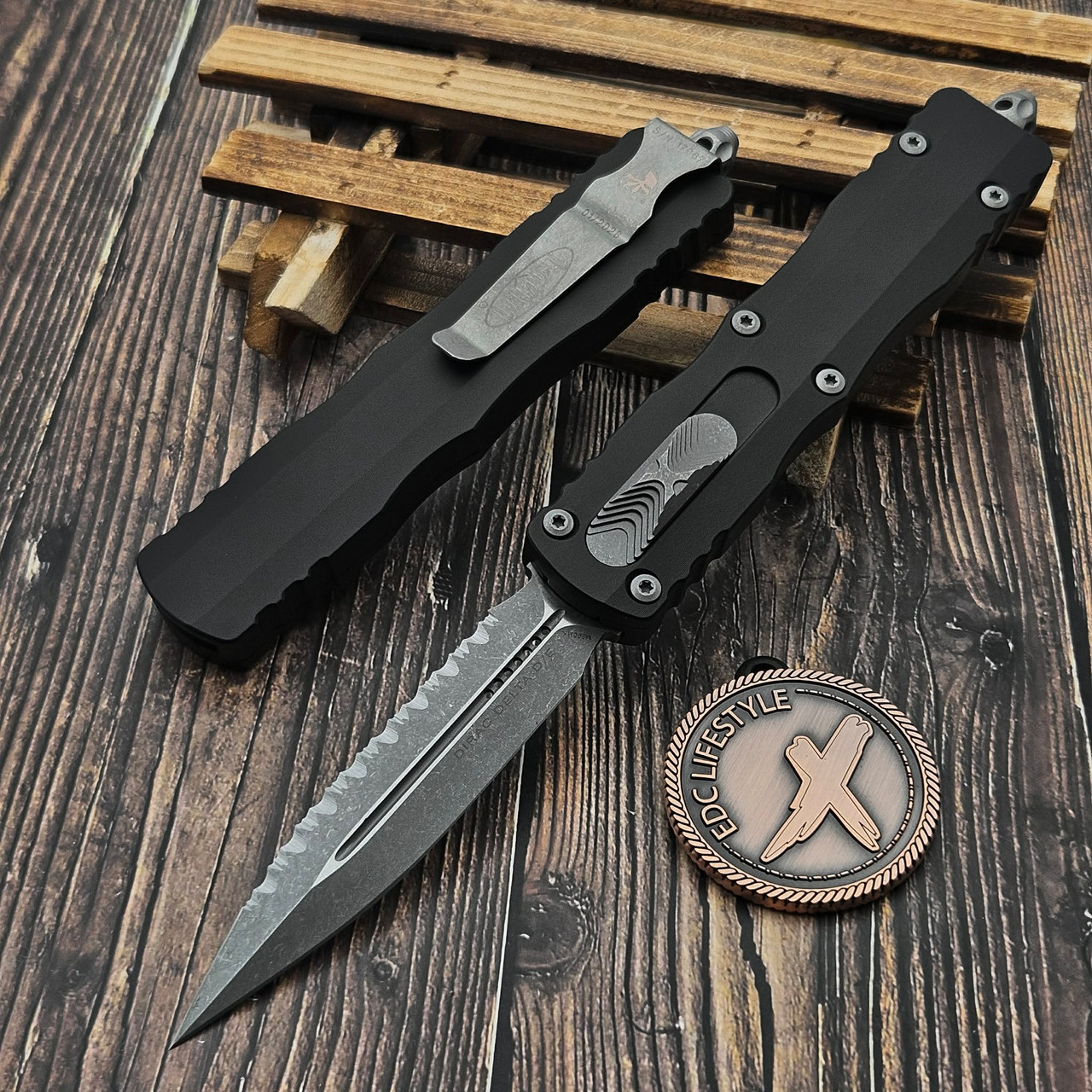 Microtech Dirac Delta Black 3.75