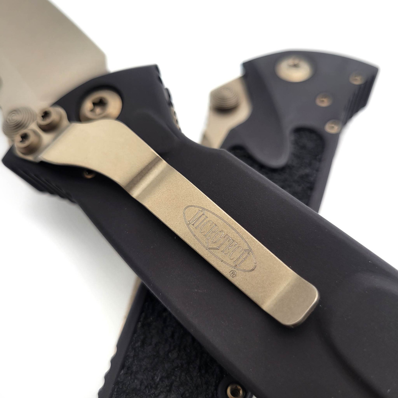 Microtech Socom Elite Manual Black 4" S/E Bronze 160-13