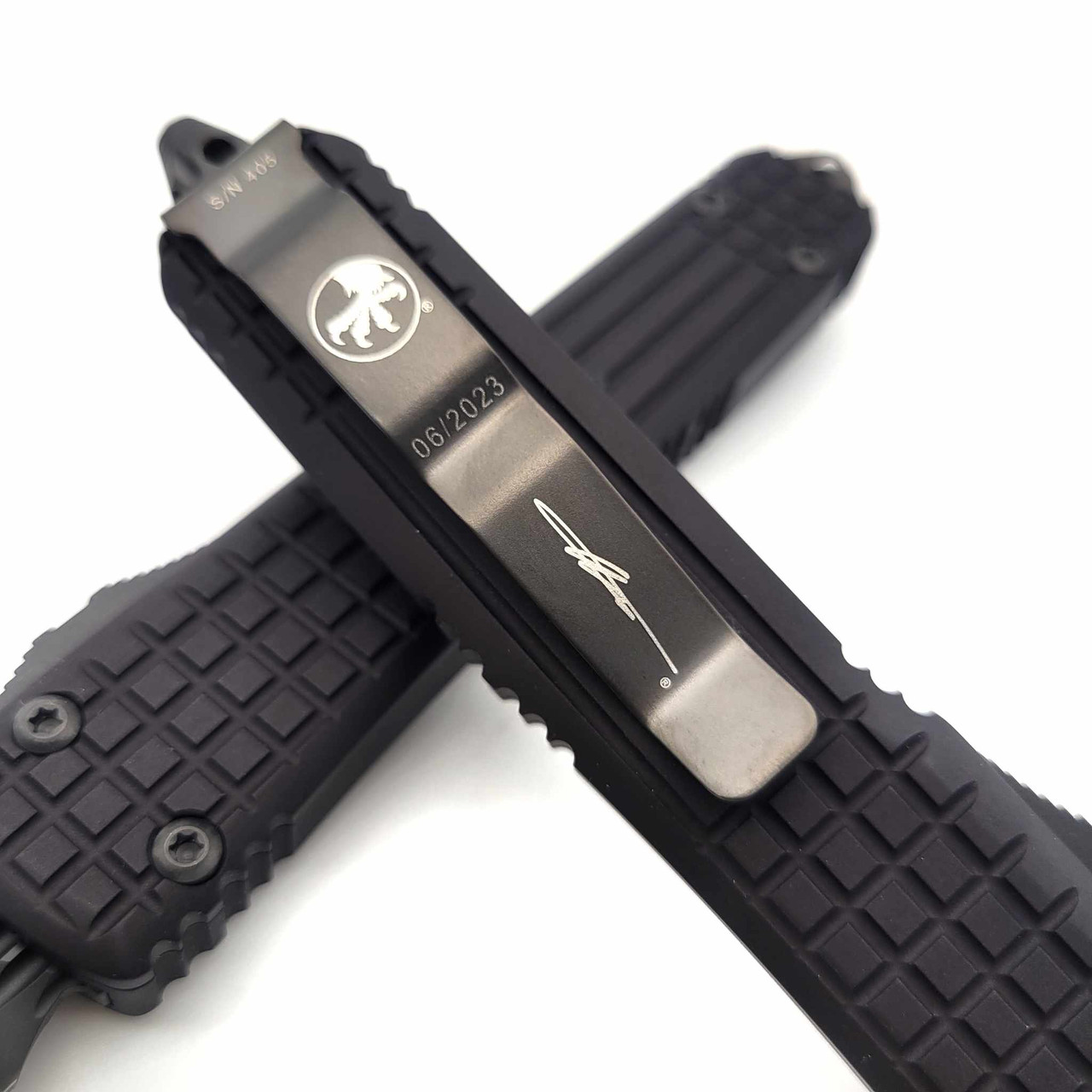 Microtech Ultratech 123-1UT-DS Tactical Tanto Edge DLC Delta Frag