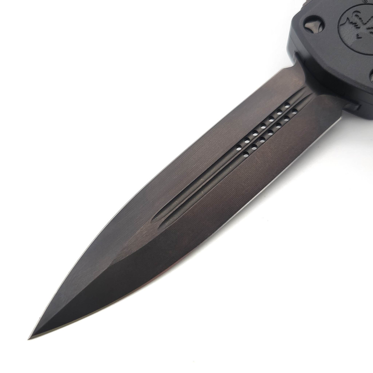 Microtech 702-1DLCSTSH Black Tactical Hera Double Edge DLC Standard ...