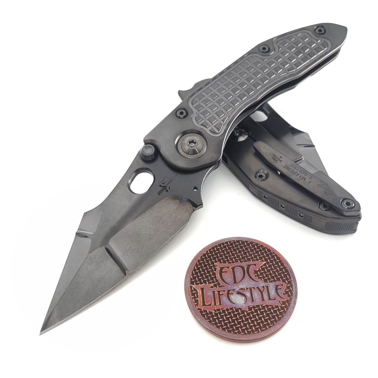 Borka Blades チタニウム チタン ロゴ コイン パッチ モラルパッチ Borka Blades チタニウム チタン ロゴ コイン パッチ モラル