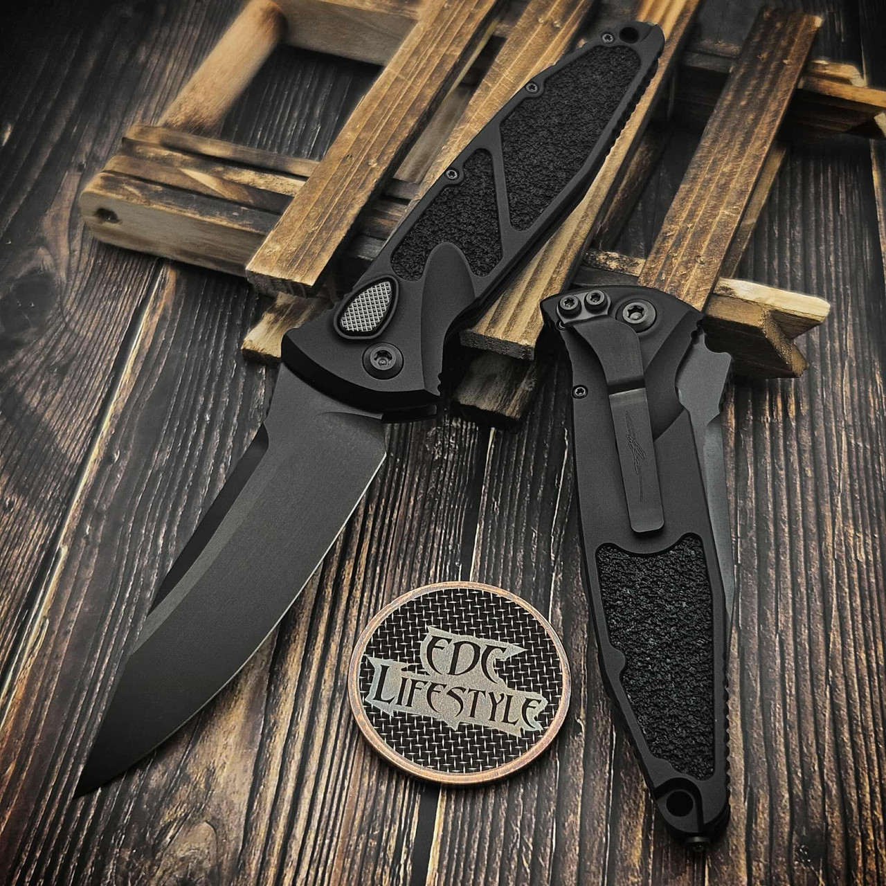 Microtech Socom Elite Auto Shadow DLC 4" S/E 160A-1DLCTSH
