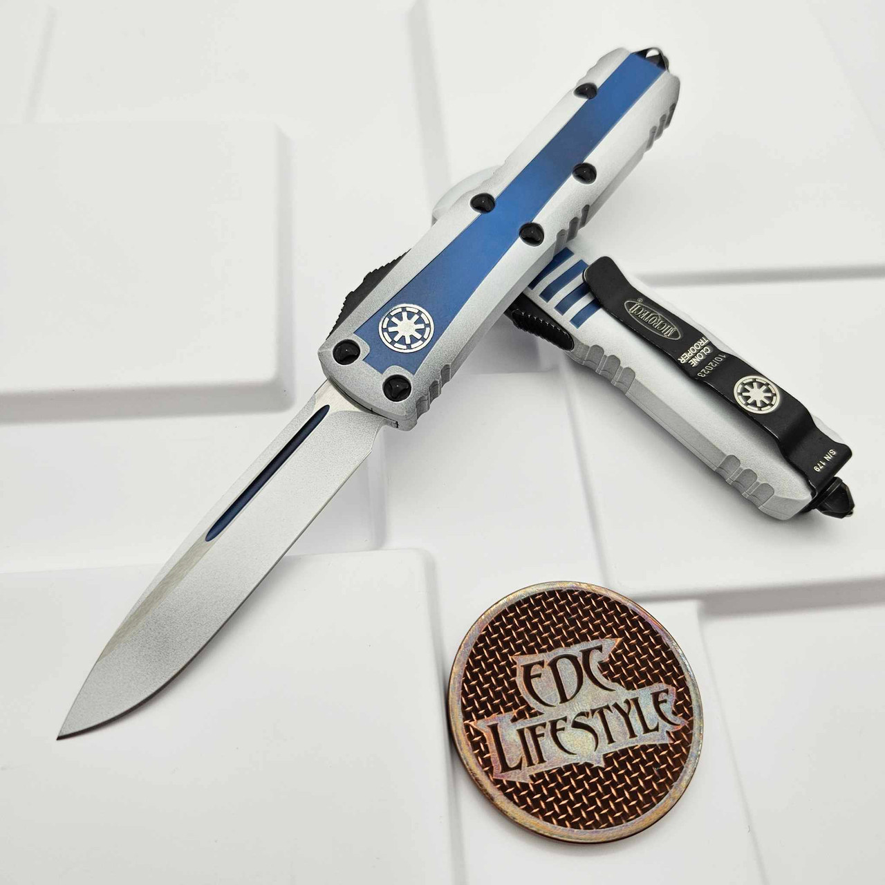 mic21様 oc-1 clone Microtech UTX-85 231-1CO Clone Trooper Star Wars Single Edge