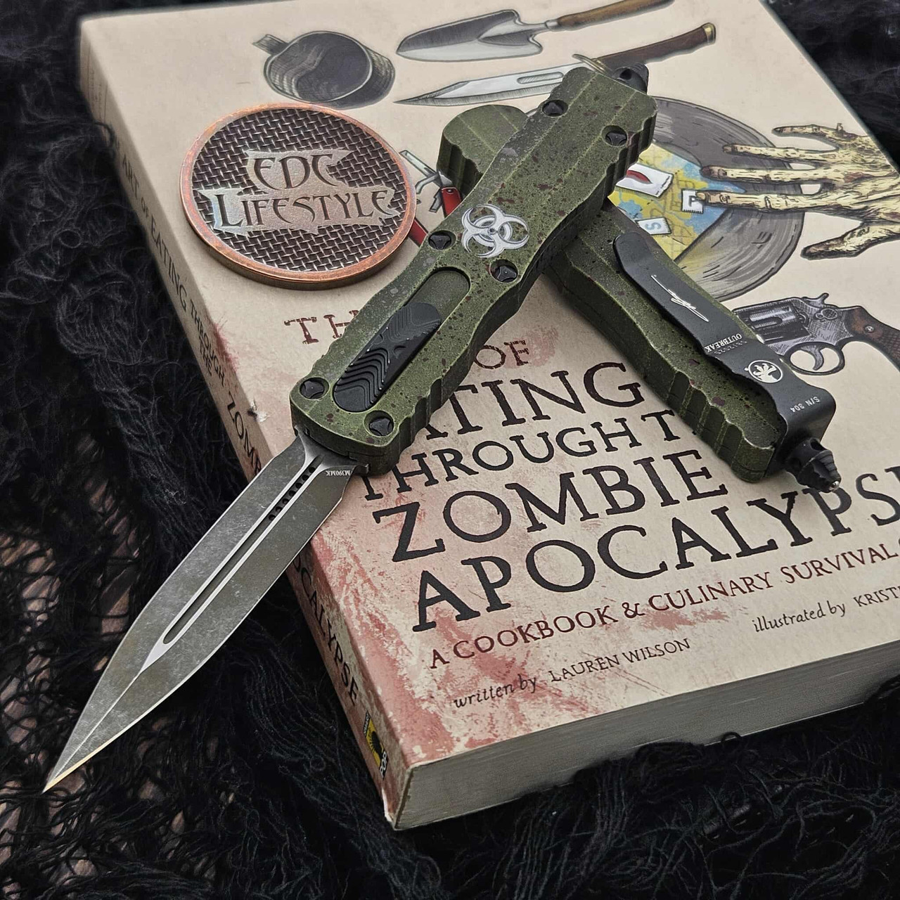 Microtech Dirac 225-1OBDS Outbreak Deep Engraved D/E