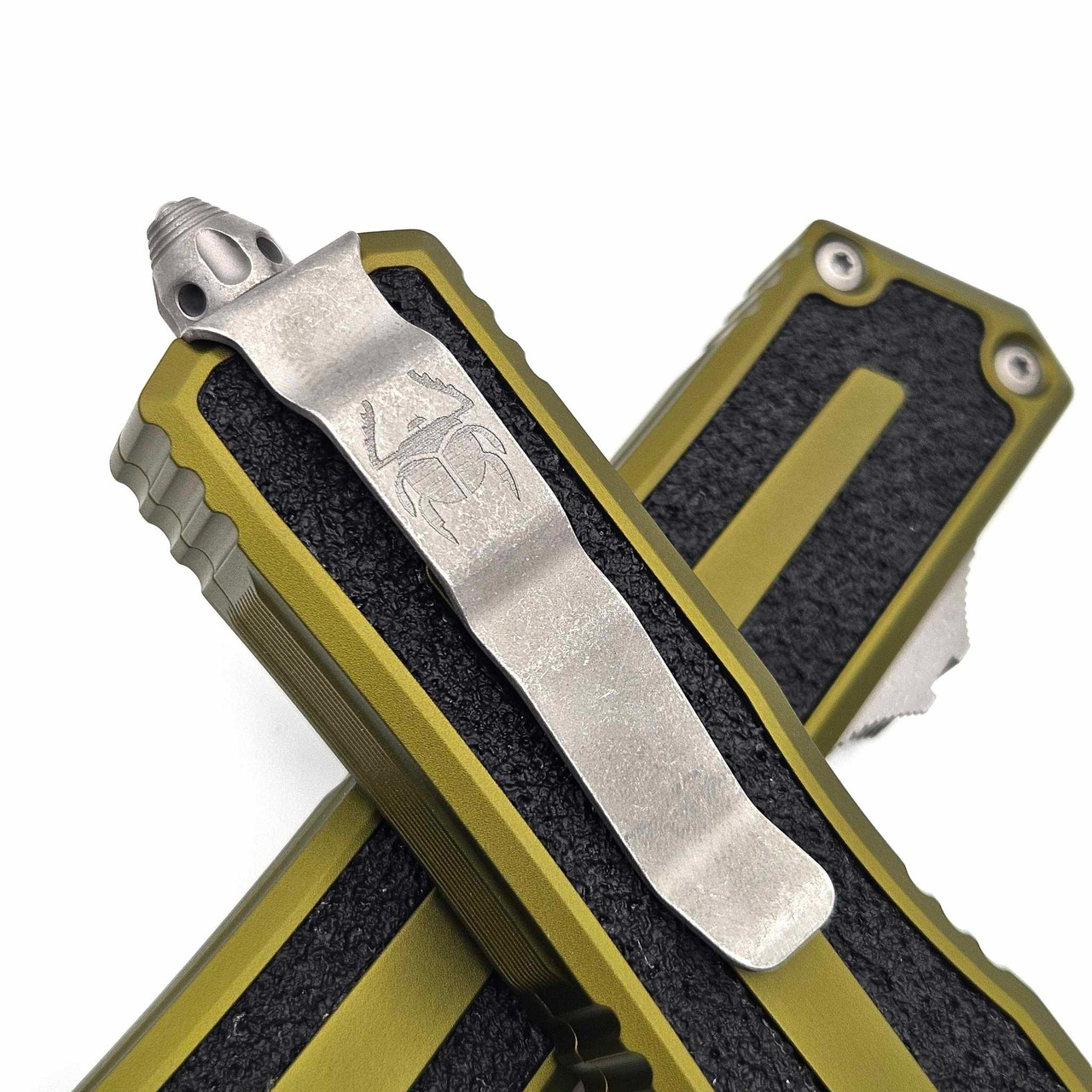 Microtech Scarab II 1278-10APOD OD Green Apocalyptic Standard