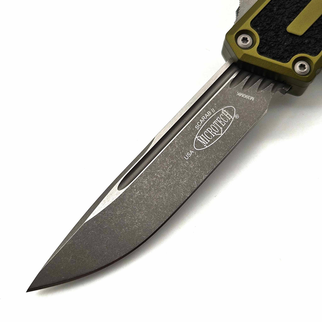 Microtech Scarab II 1278-10APOD OD Green Apocalyptic Standard