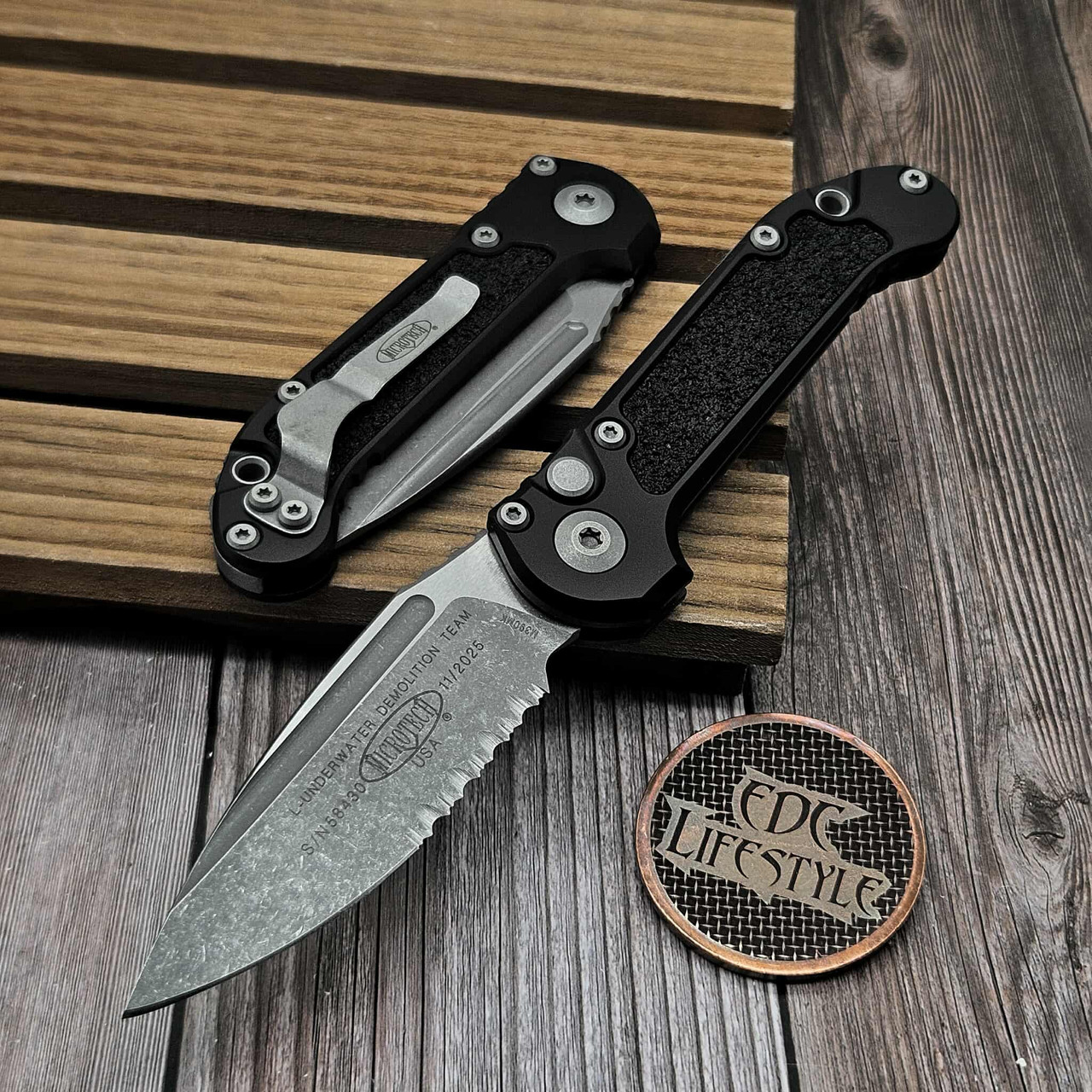 Microtech LUDT S/E Generation III 1135-11AP Black Apocalyptic