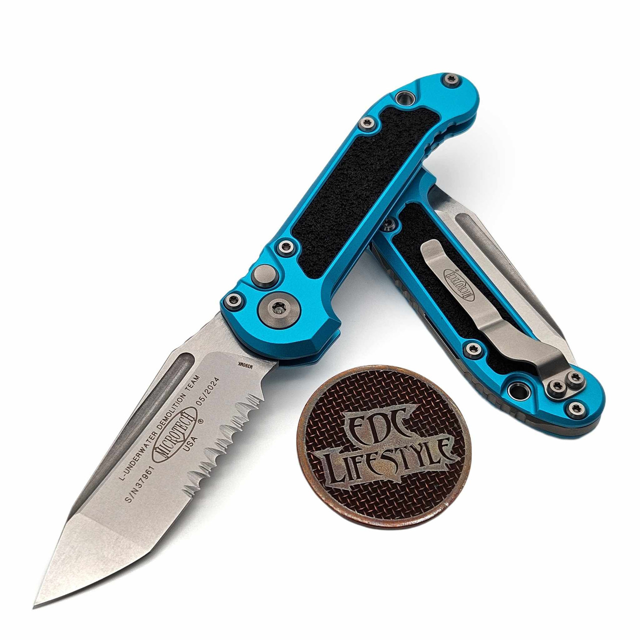 Microtech LUDT T/E Gen III 1136-11TQ Turquoise Stonewash Standard