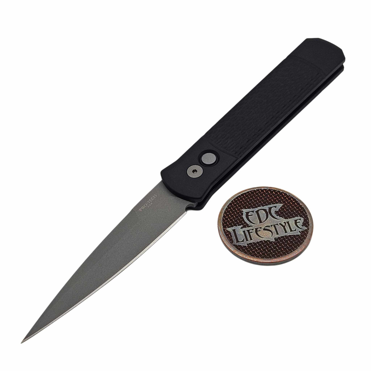 Pro-Tech Knives Godfather Italian Inspiration Auto Knife Black 4