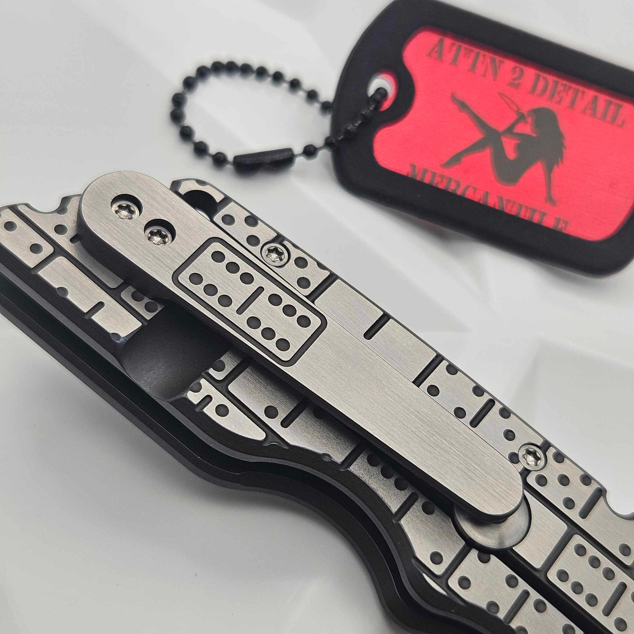 Attn 2 Detail Mk2 Medium Satin Magnacut Drop Point Rising Grind 
