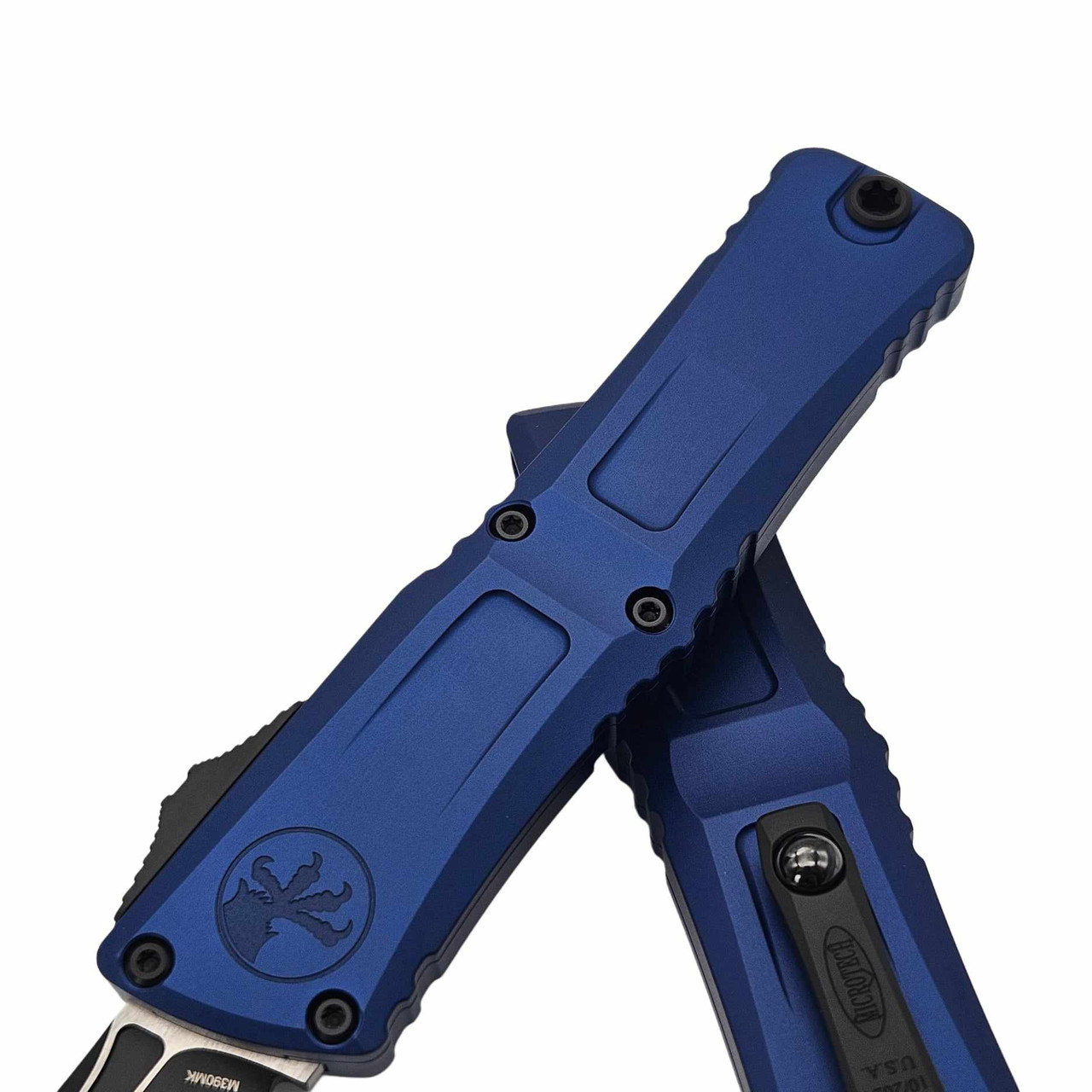 Microtech Combat Troodon Gen III Navy 4" T/E Full Serrated Black 1144-3NA