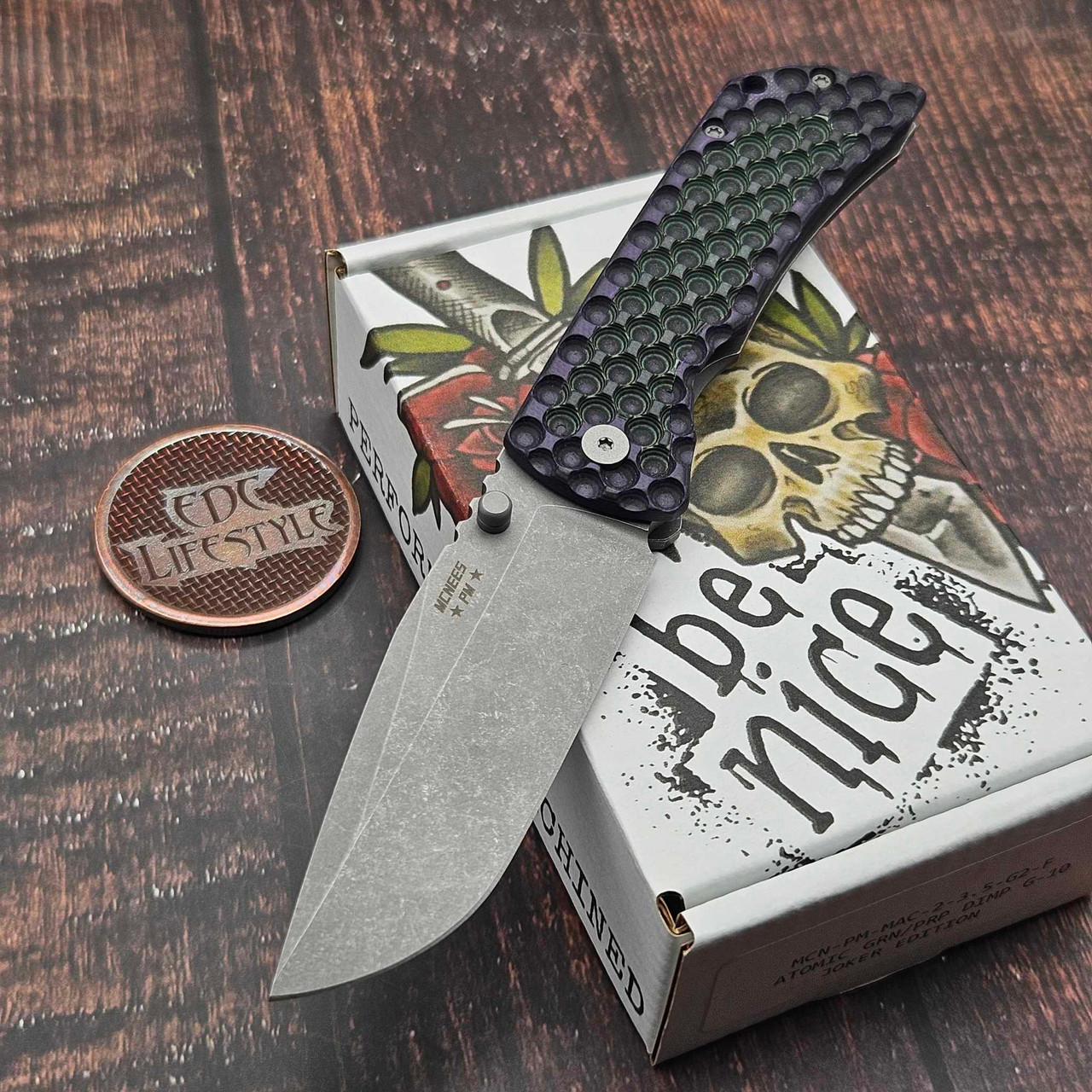 マッキー　　② McNees Knives MAC 2 3.5 - Joker Special Edition