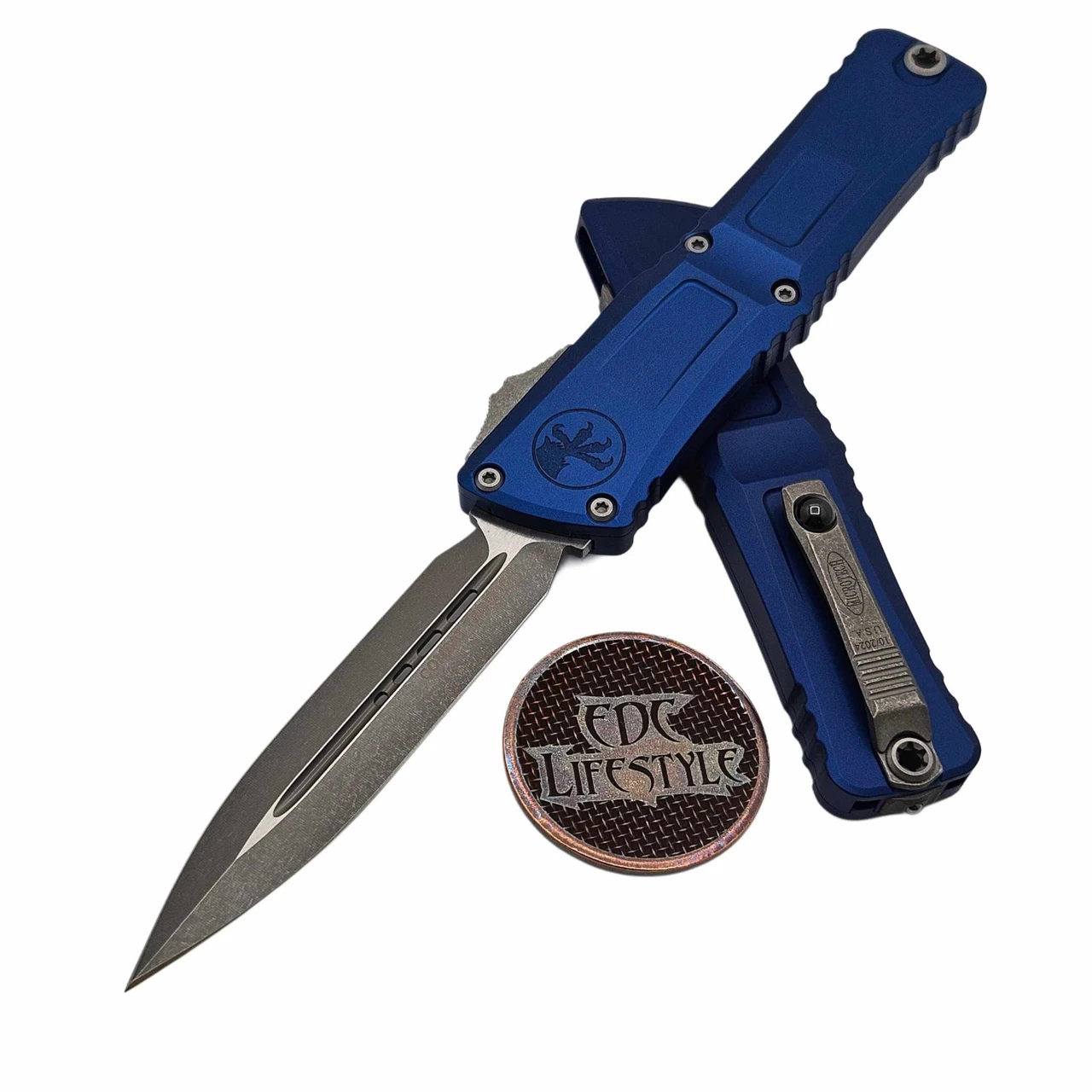 Microtech Combat Troodon Gen III Navy 4" D/E Apocalyptic 1142-10APNA