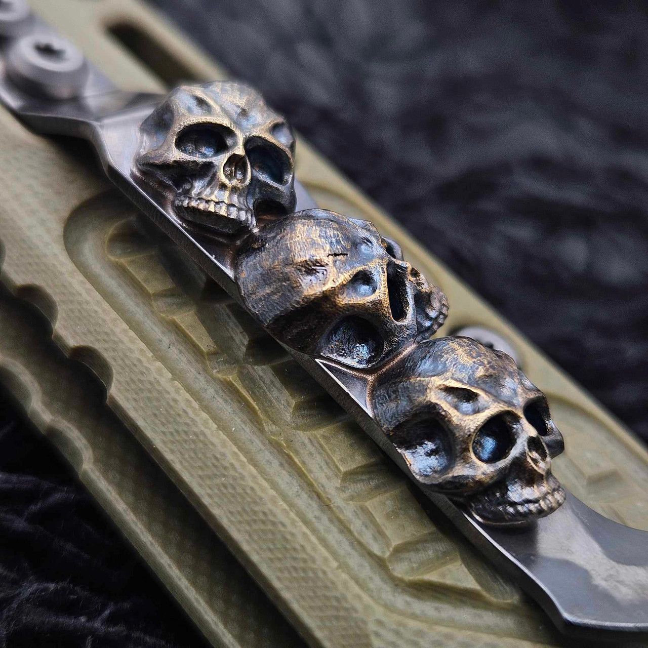 Microtech Lawman MSI S/E OD Green Frag G10 Stonewash 21010FRGTODLM