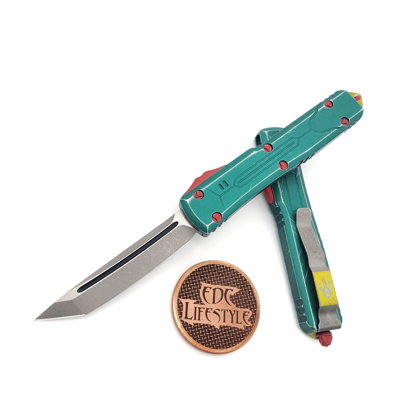バウンティーハンターグレートワン Microtech Ultratech T/E - Bounty Hunter Handle - Apocalyptic