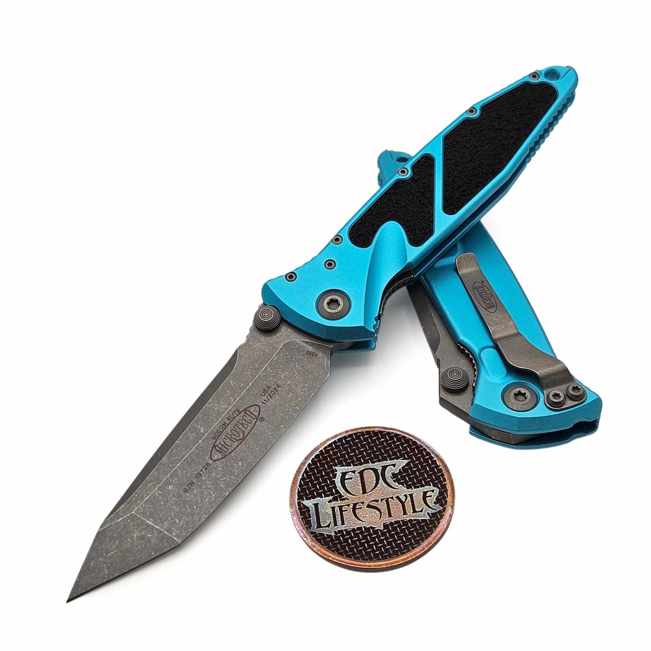 Microtech Socom Elite Manual Turquoise 4