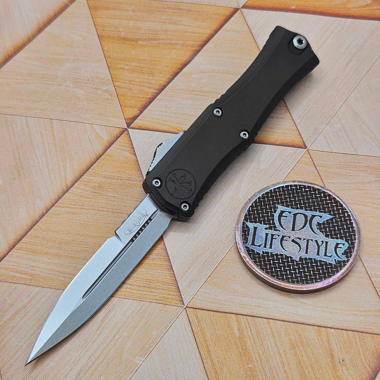 Microtech Mini Hera 1701M-10 Bayonet Stonewash - Preowned