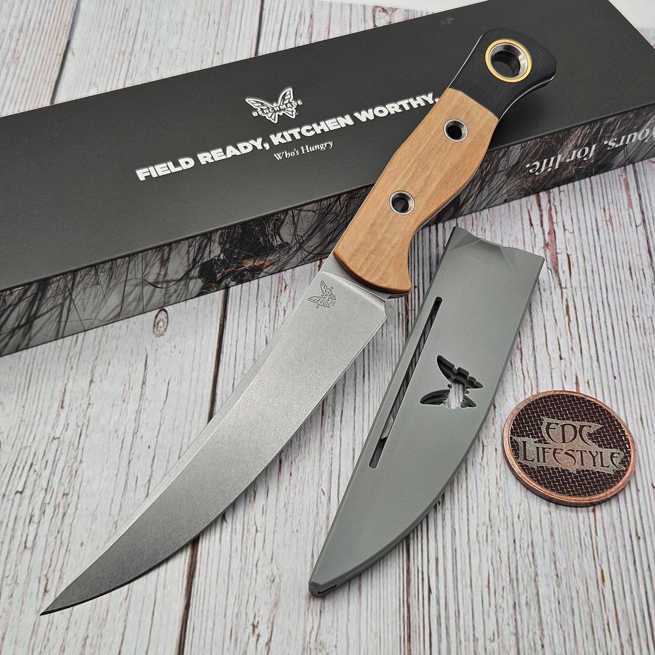 Benchmade Meatcrafter Maple Valley Richlite 6.14