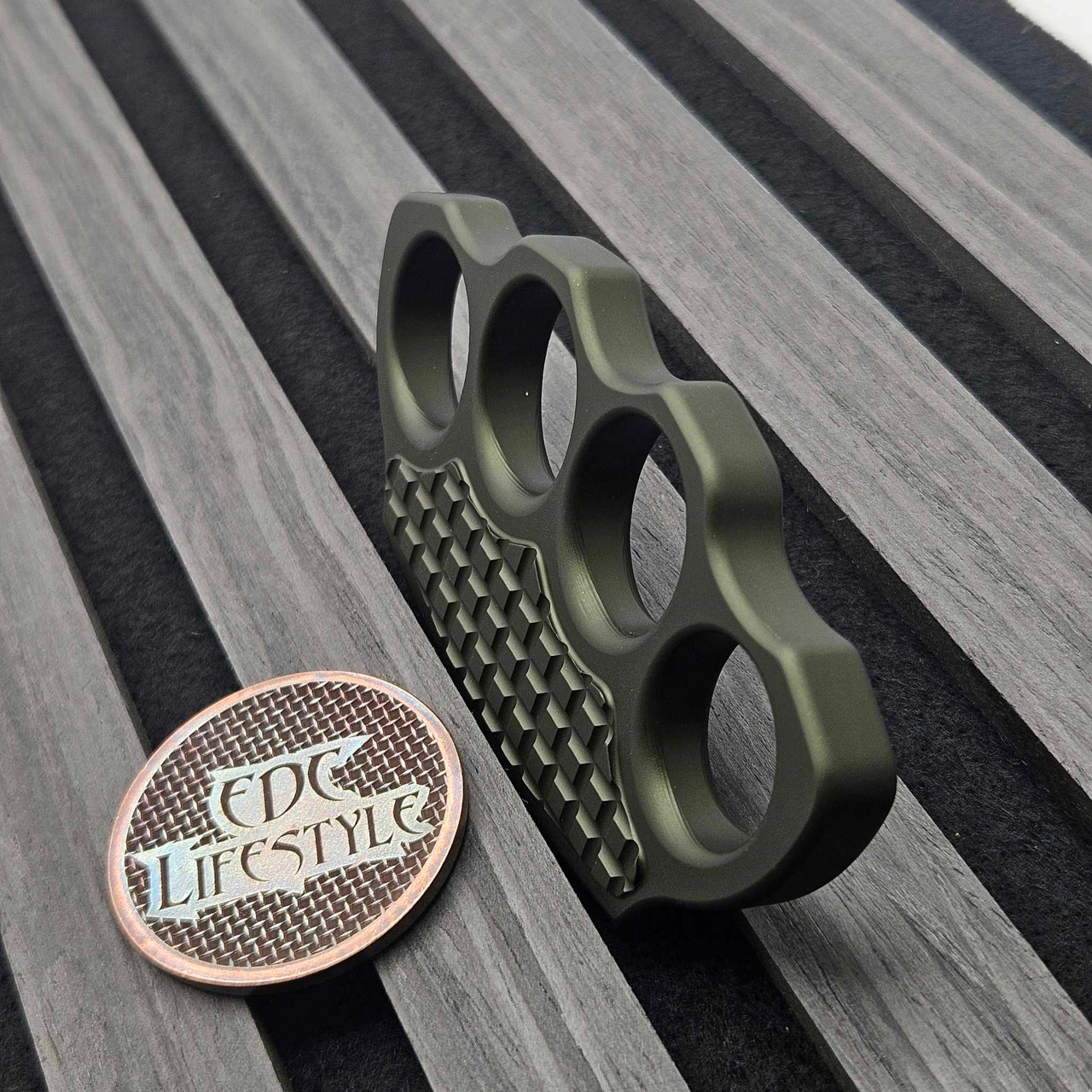 Microtech Knives Hand Tank OD Green Aluminum - Preowned