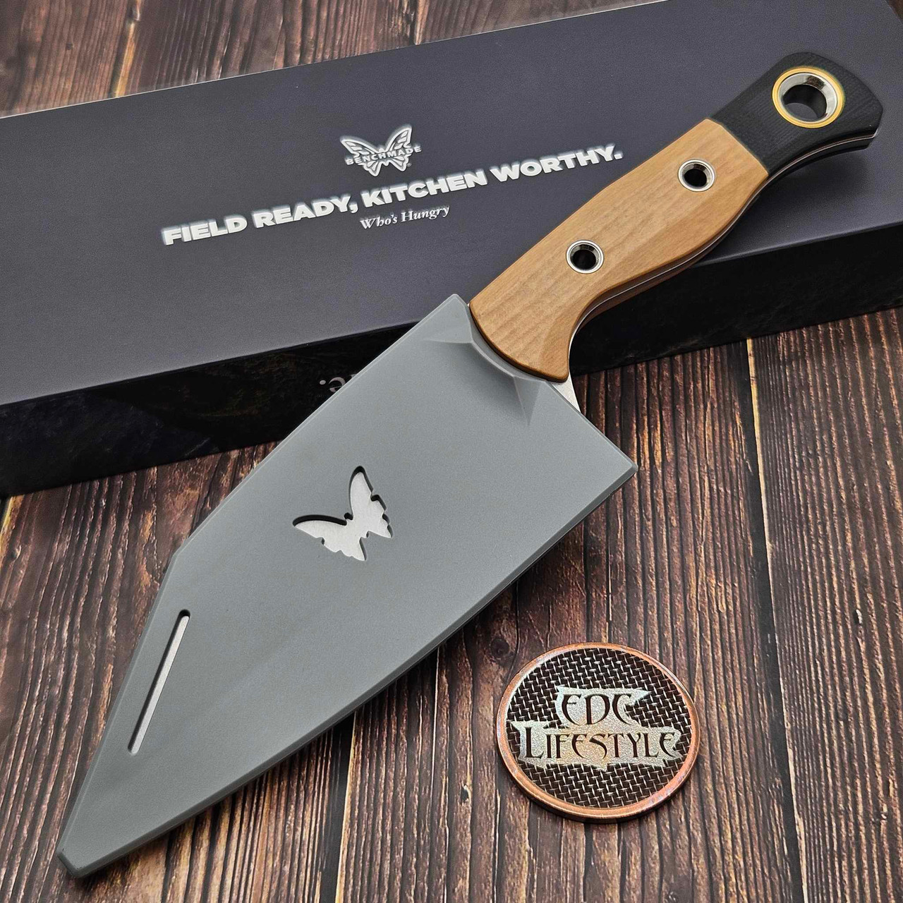 Benchmade Station Kitchen Knife Maple Valley Richlite CPM-154 4010-02