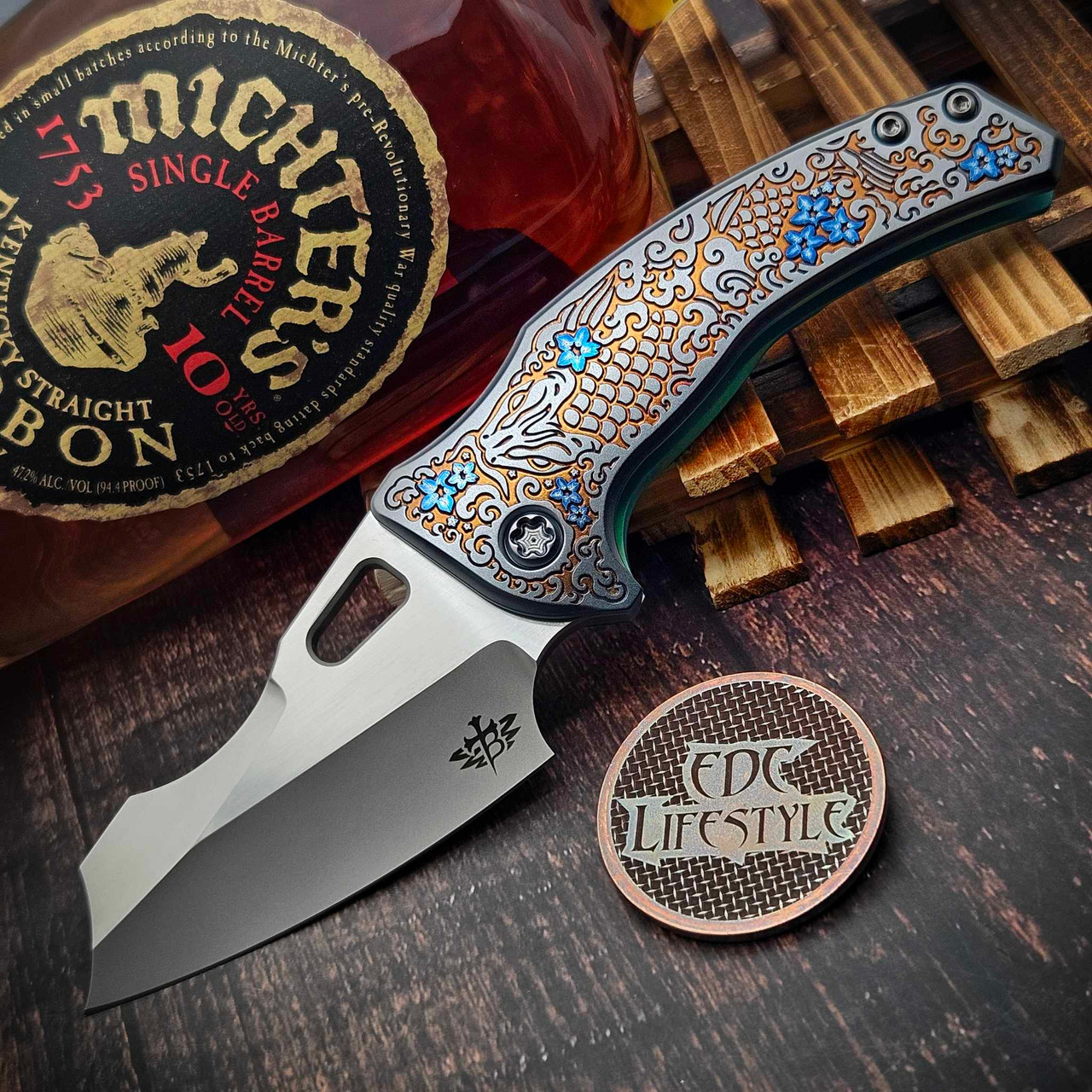 Borka Blades Ti2 Design Koi Shylock Green Oreo