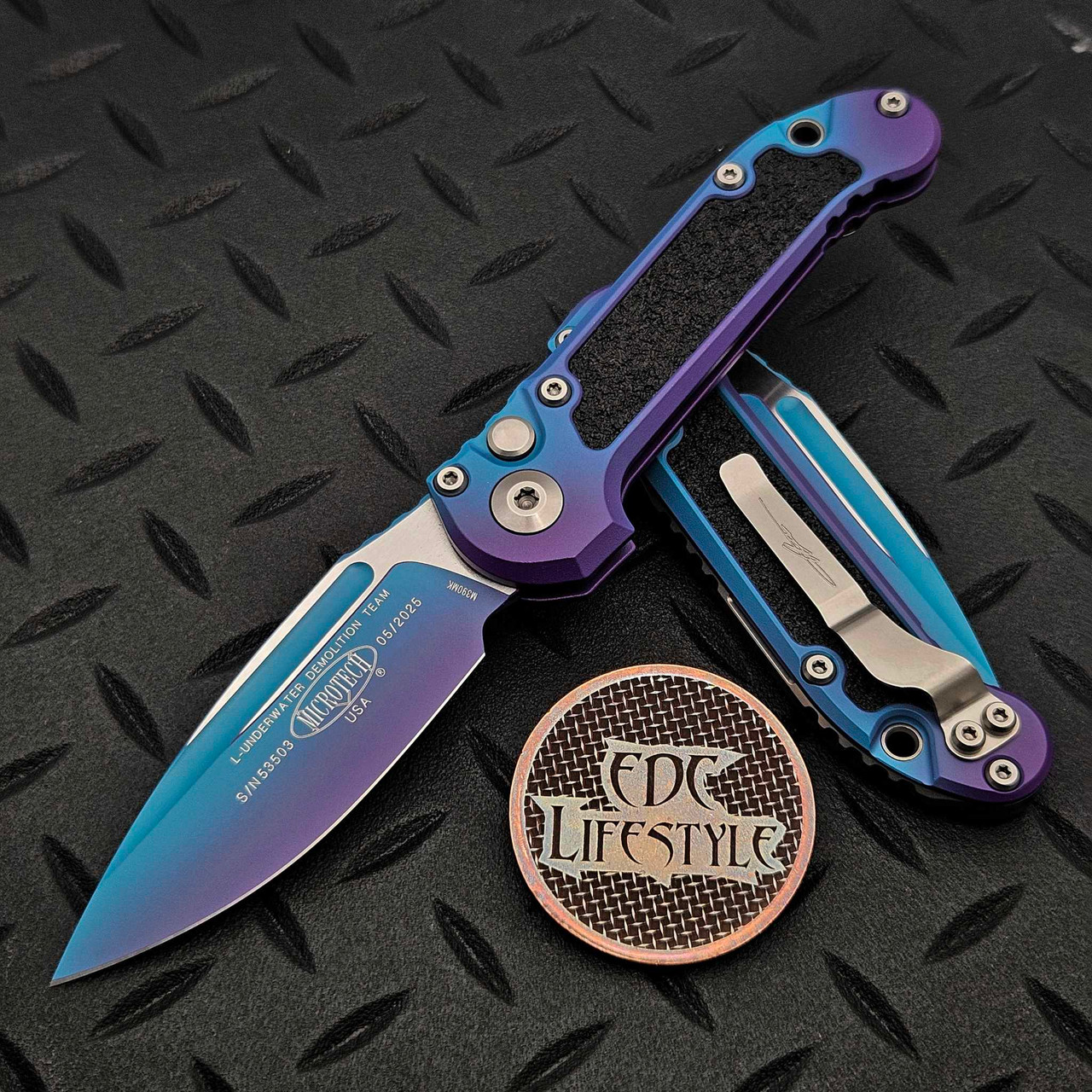 Microtech LUDT S/E Gen III 1135-1LPAUS Cerakote Aurora