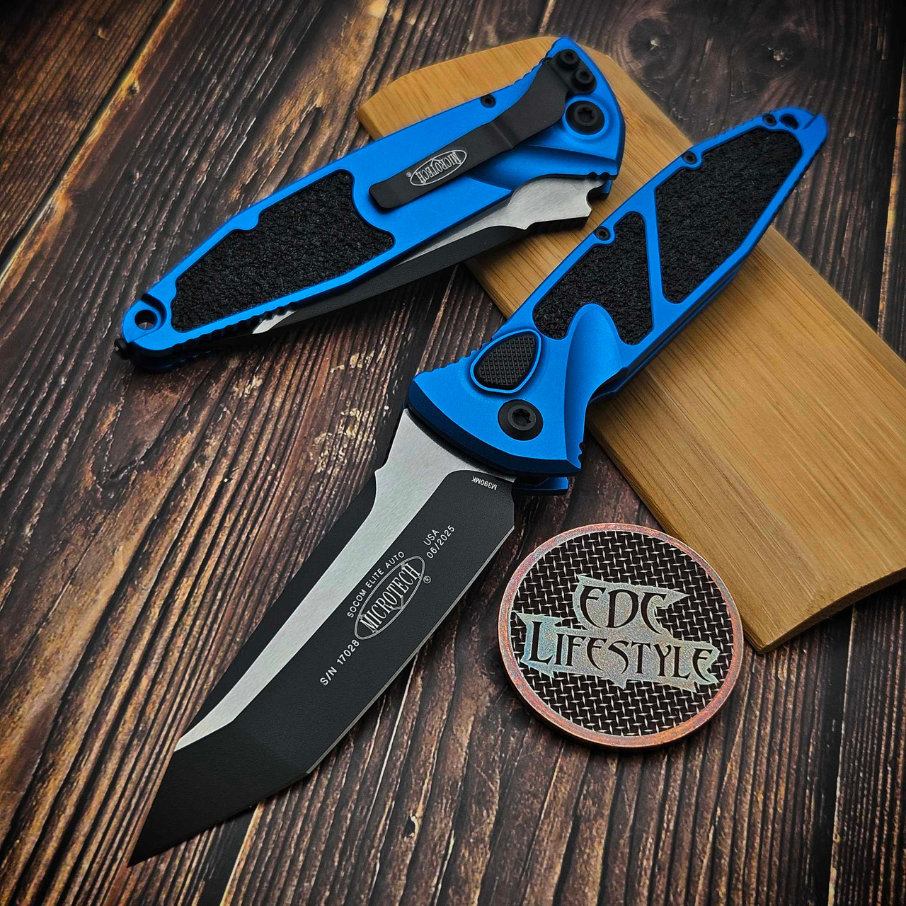 Microtech Socom Elite Auto Blue 4