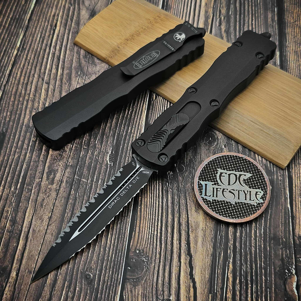 Microtech Dirac Prototype Microtech Dirac Delta Black 3.75