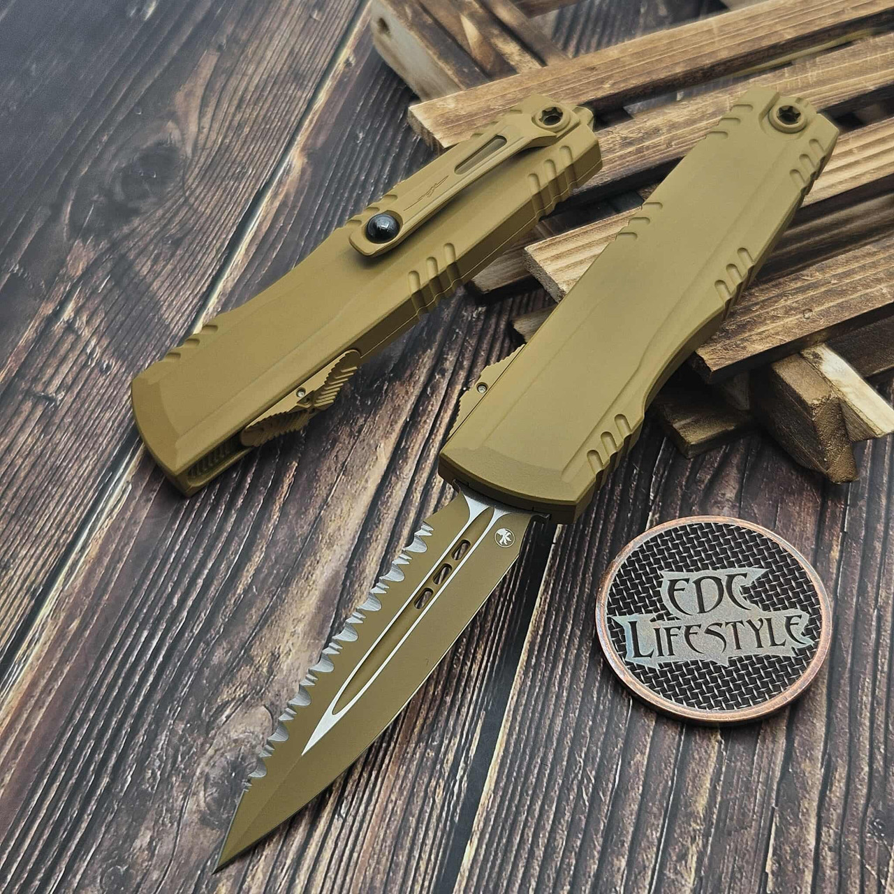 Microtech Knives Surefire Luminary D/E Full Serrated ZBP 1270