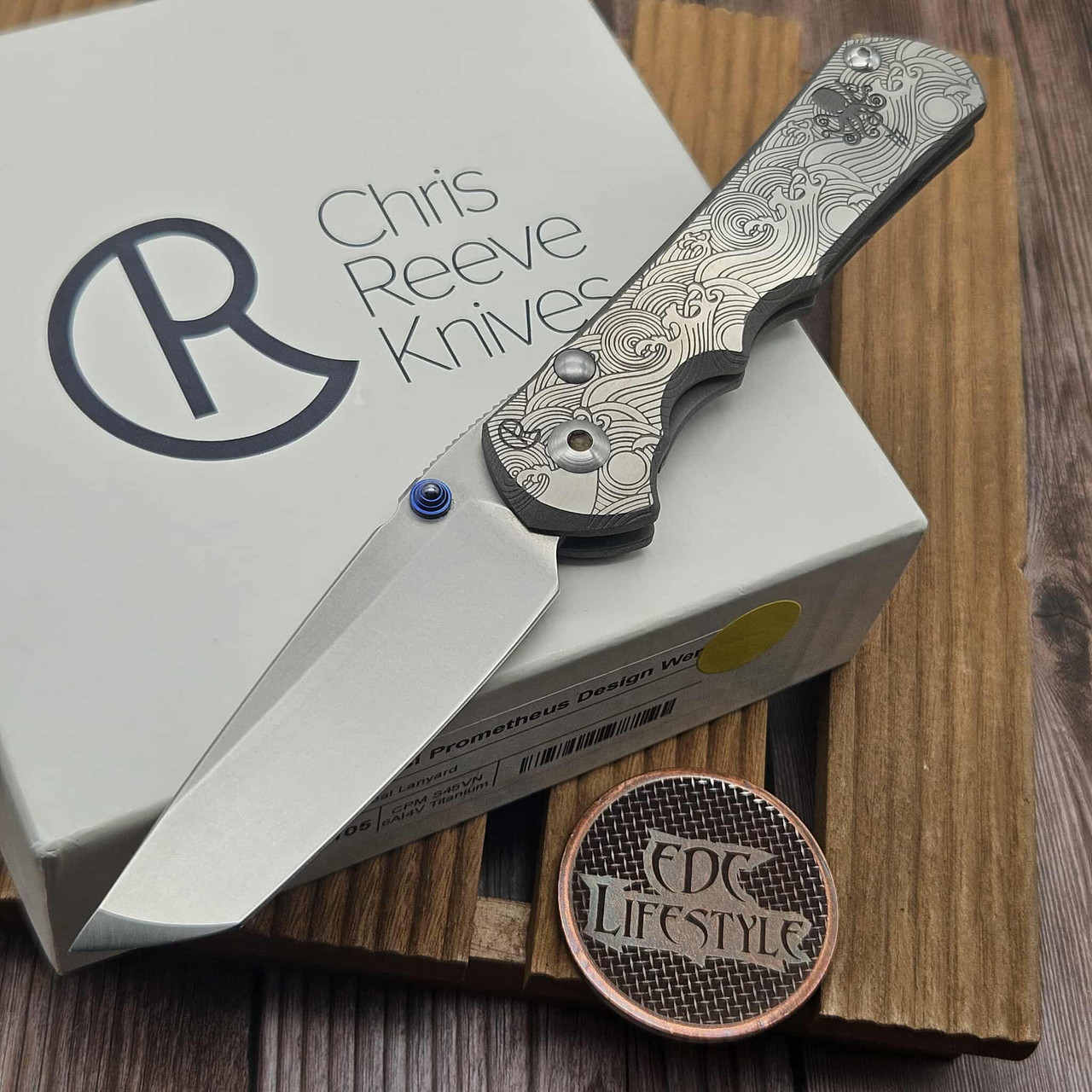 Chris Reeves Knives CRK Large Inkosi Prometheus Design Werx Wave