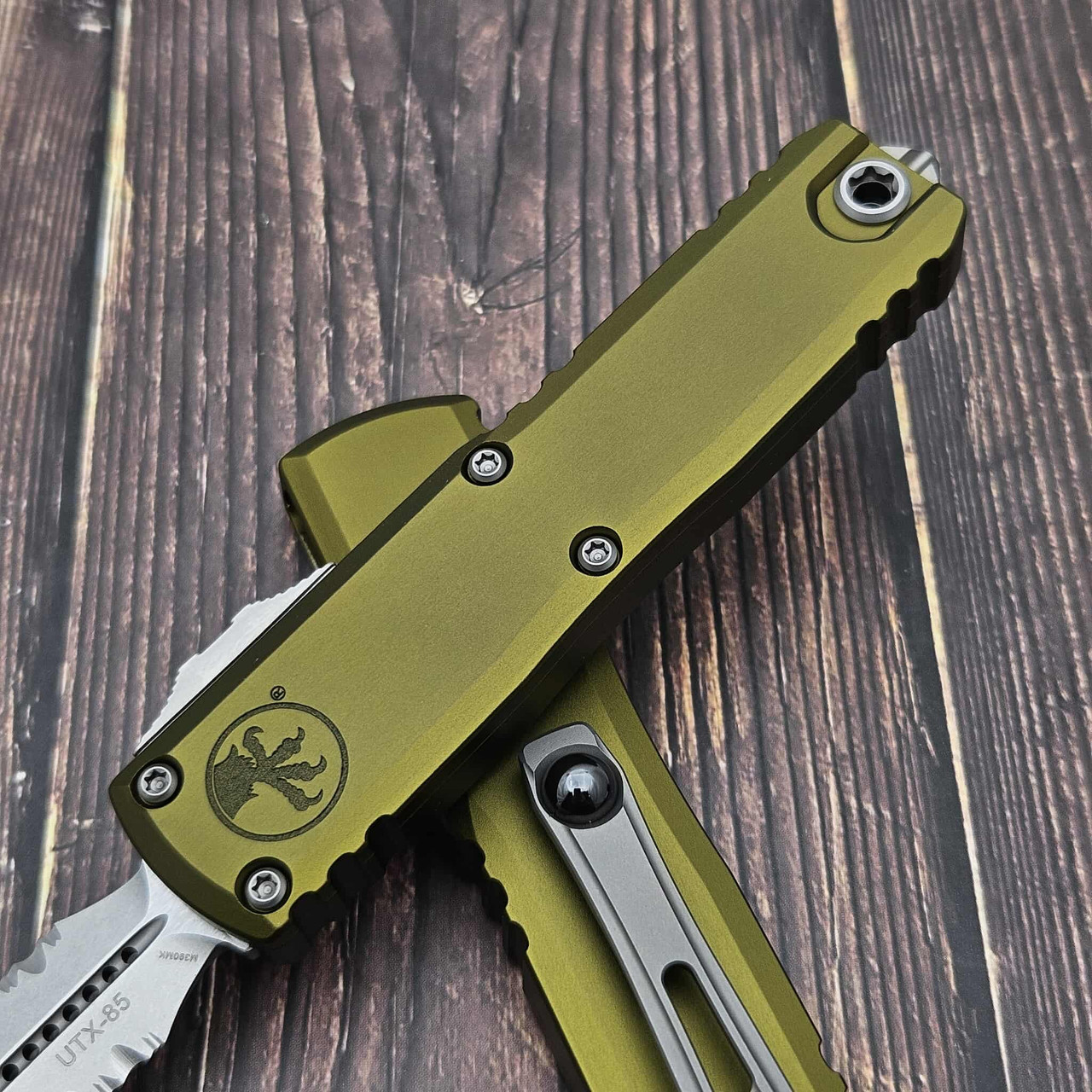Microtech UTX-85 Gen III 1232-11APOD OD Green 3.06" M390MK D/E ...