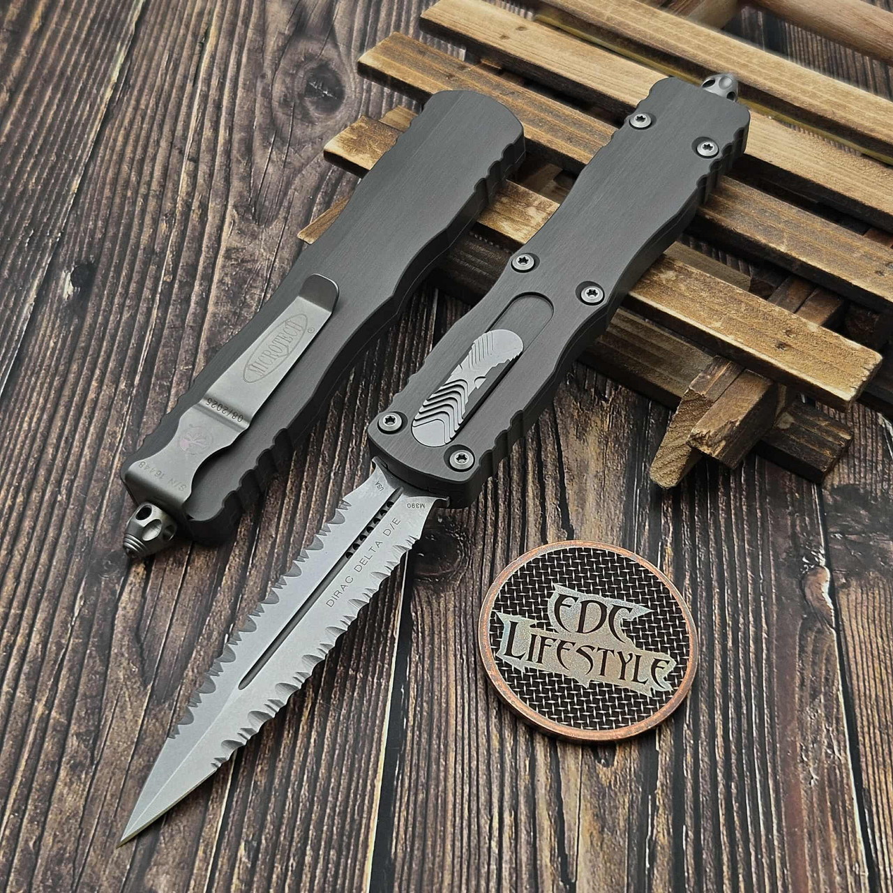 Microtech Dirac Delta Natural Clear 3.75