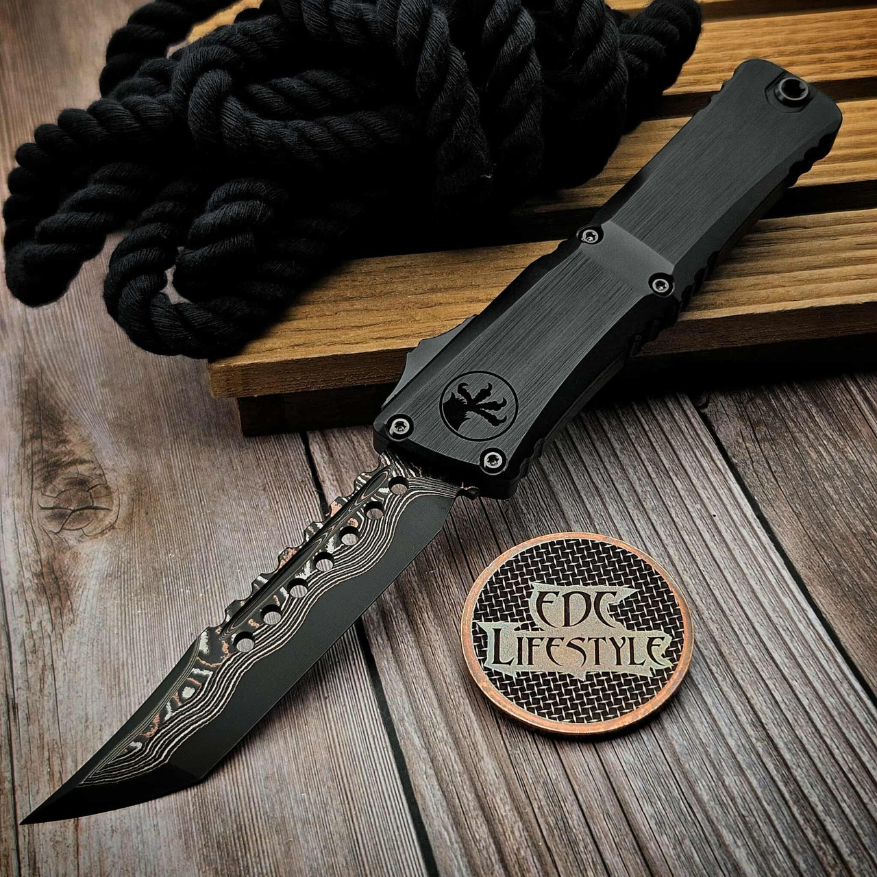 Microtech Combat Troodon Gen III Baker Forge Coppermai Hellhound T