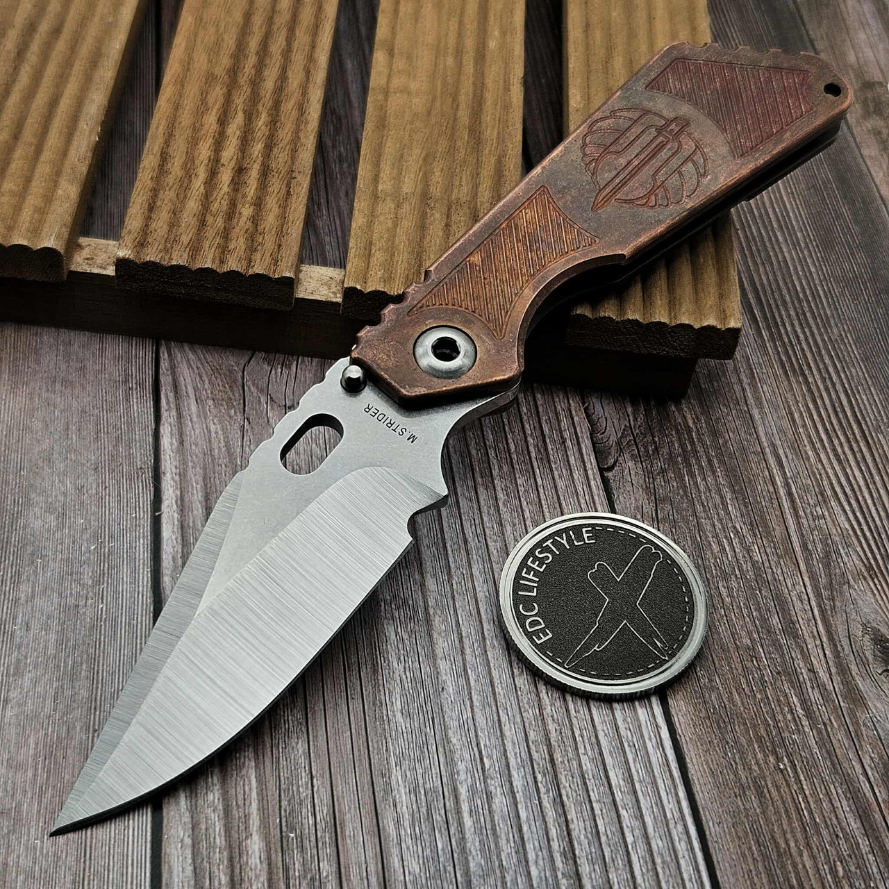 Mick Strider Knives SMF CU Copper Magnacut