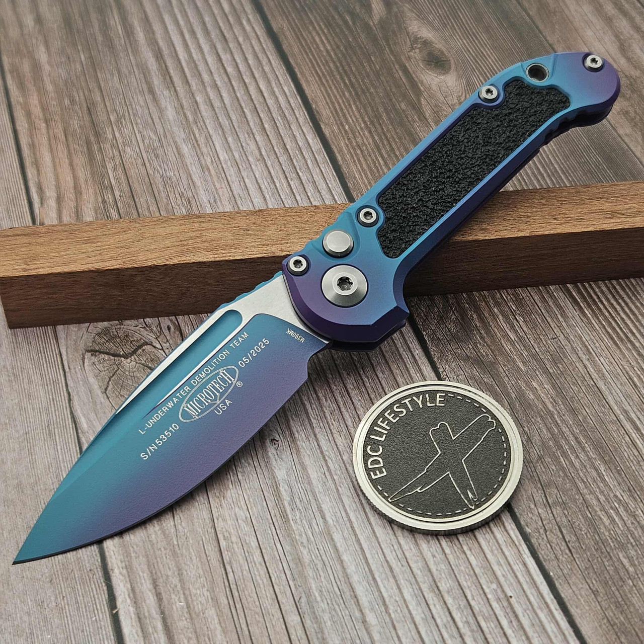 Microtech LUDT S/E Gen III 1135-1LPAUS Cerakote Aurora - Preowned
