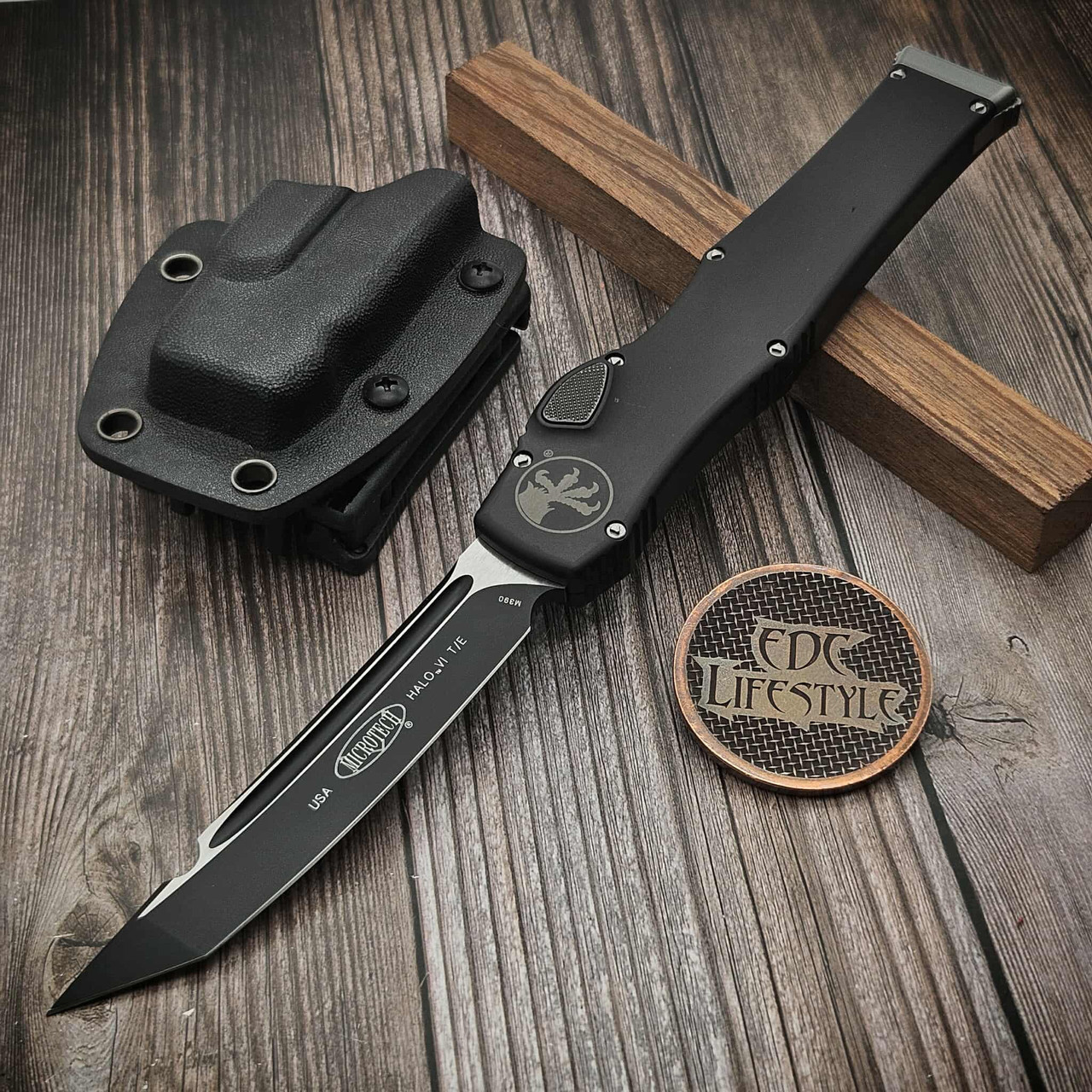 Microtech Knives Halo VI T/E No Safety 250-1 S/N 1777 - Preowned