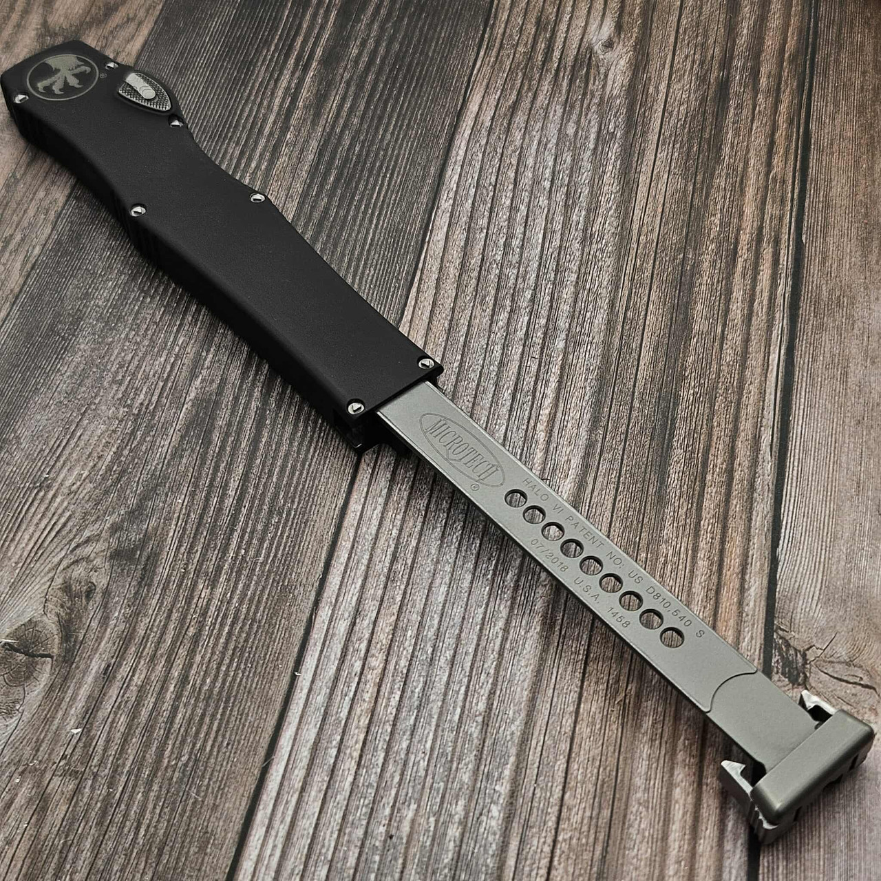 Microtech Knives Halo VI T/E Partial Serrated 250-2 S/N 1458 - Preowned