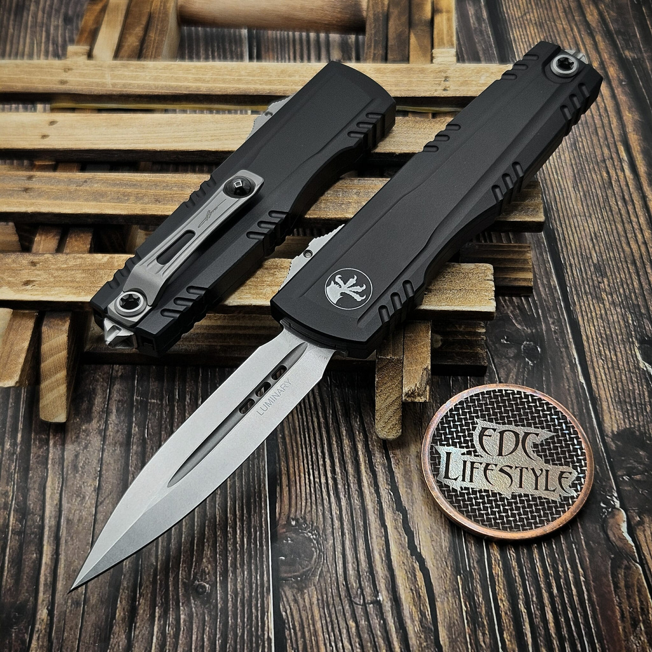 Microtech Knives Surefire Luminary D/E Stonewash ZBP 1270-10S