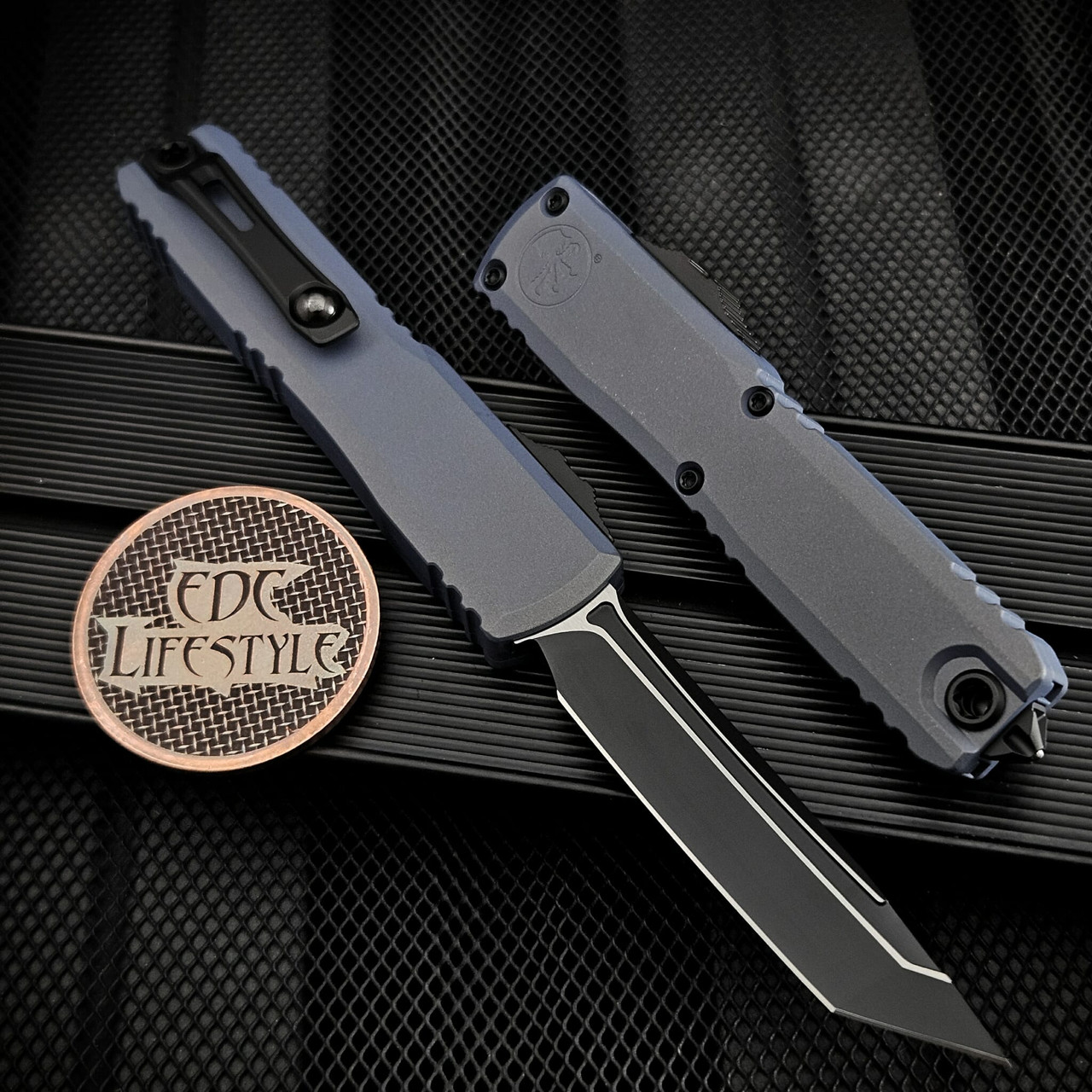 Microtech Ultratech Gen IV Caspian Blue T/E 3.55" M390MK 11234-1CN