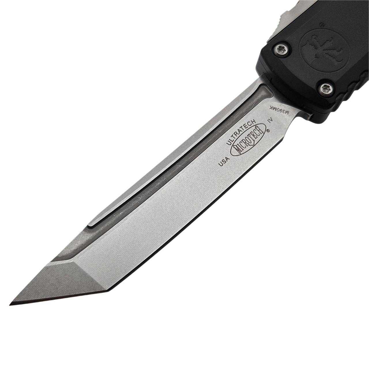 Microtech Ultratech Gen IV Black T/E 3.55" M390MK Stonewash 11234-10