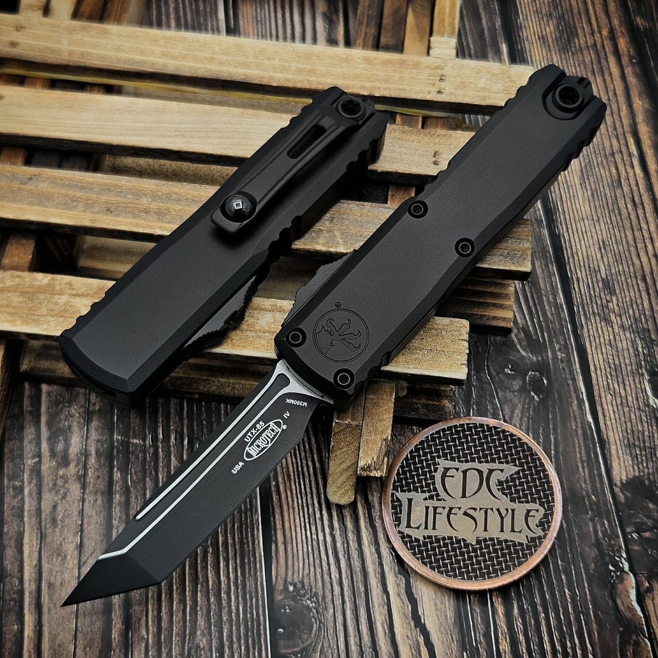 Microtech UTX-85 Gen IV Black Tactical T/E 3.10
