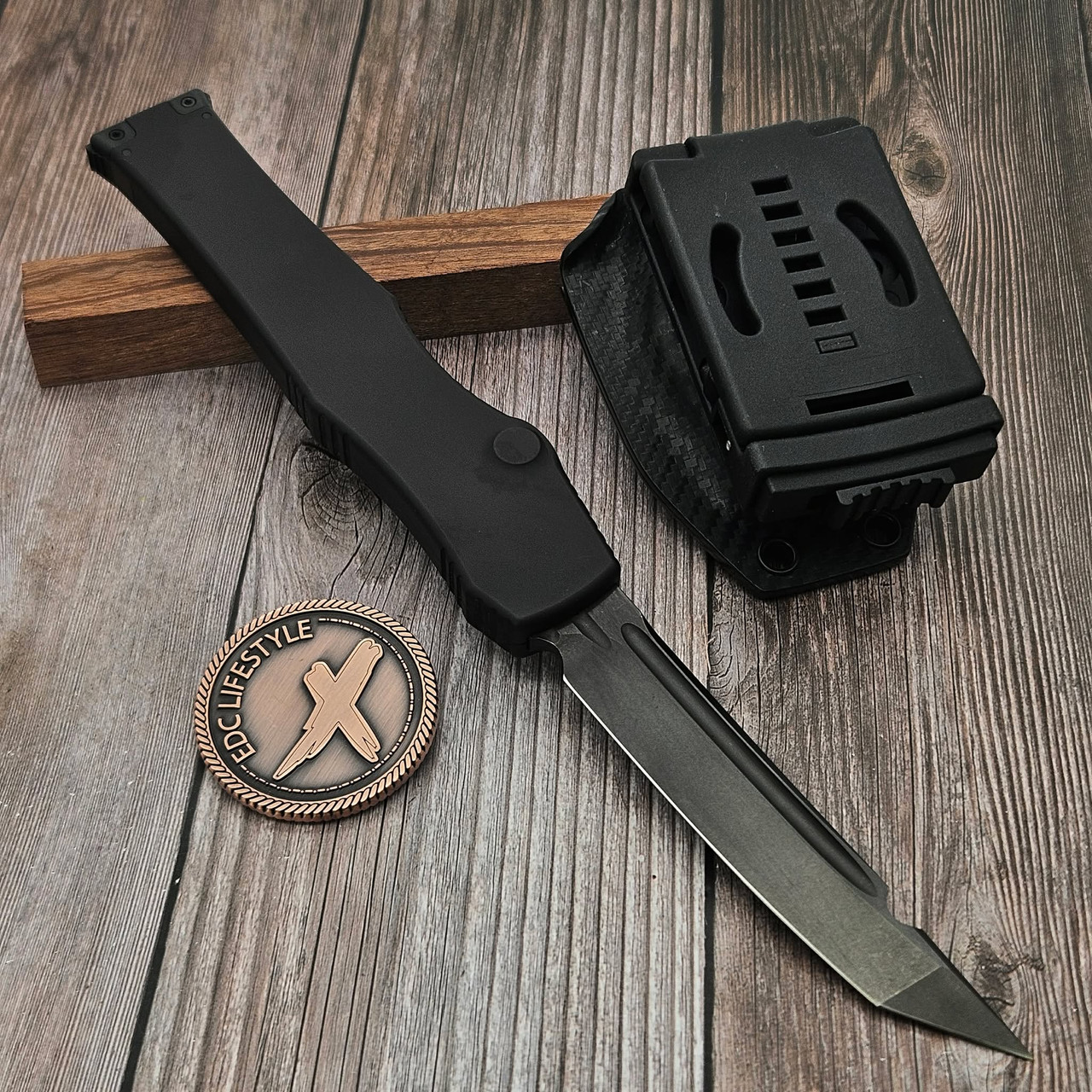Microtech Halo VI T/E DLC 250-1DLCT S/N 2785 - Preowned