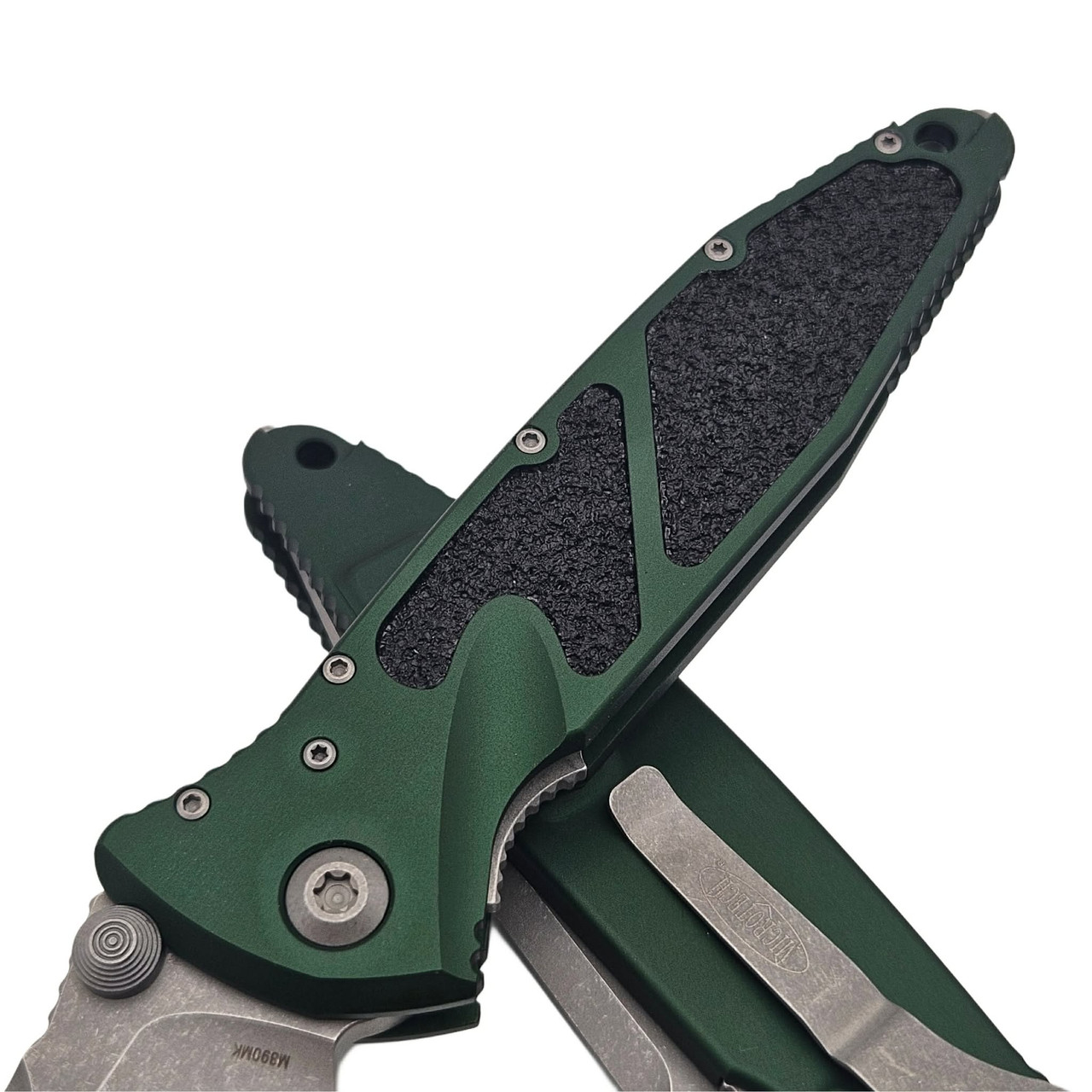 Microtech Socom Elite Manual Emerald Green 4" S/E Apocalyptic 160-10APEG