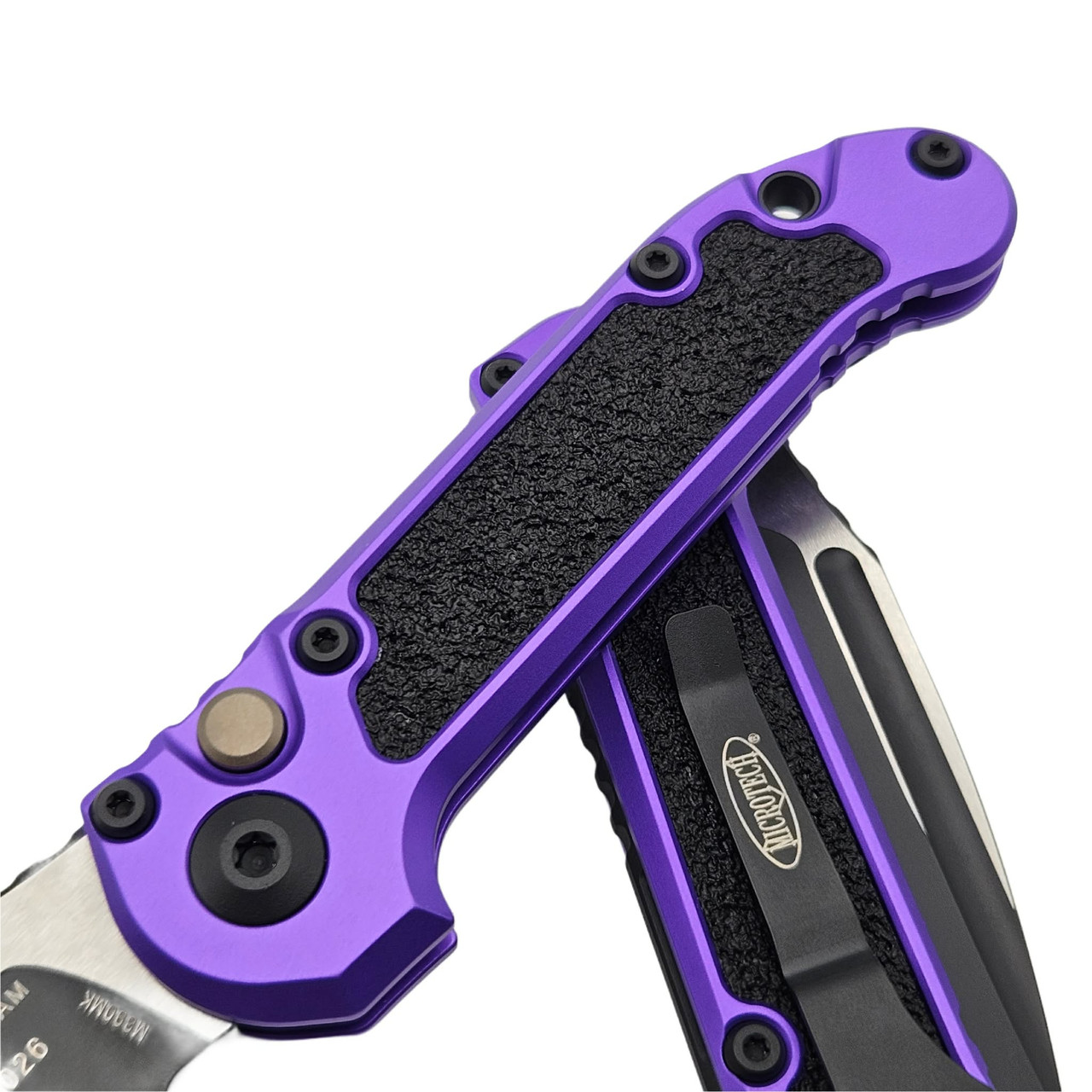 Milwaukee Microtech Microtech LUDT S/E Gen III 1135-2PU Purple Black Standard Partial Serrated